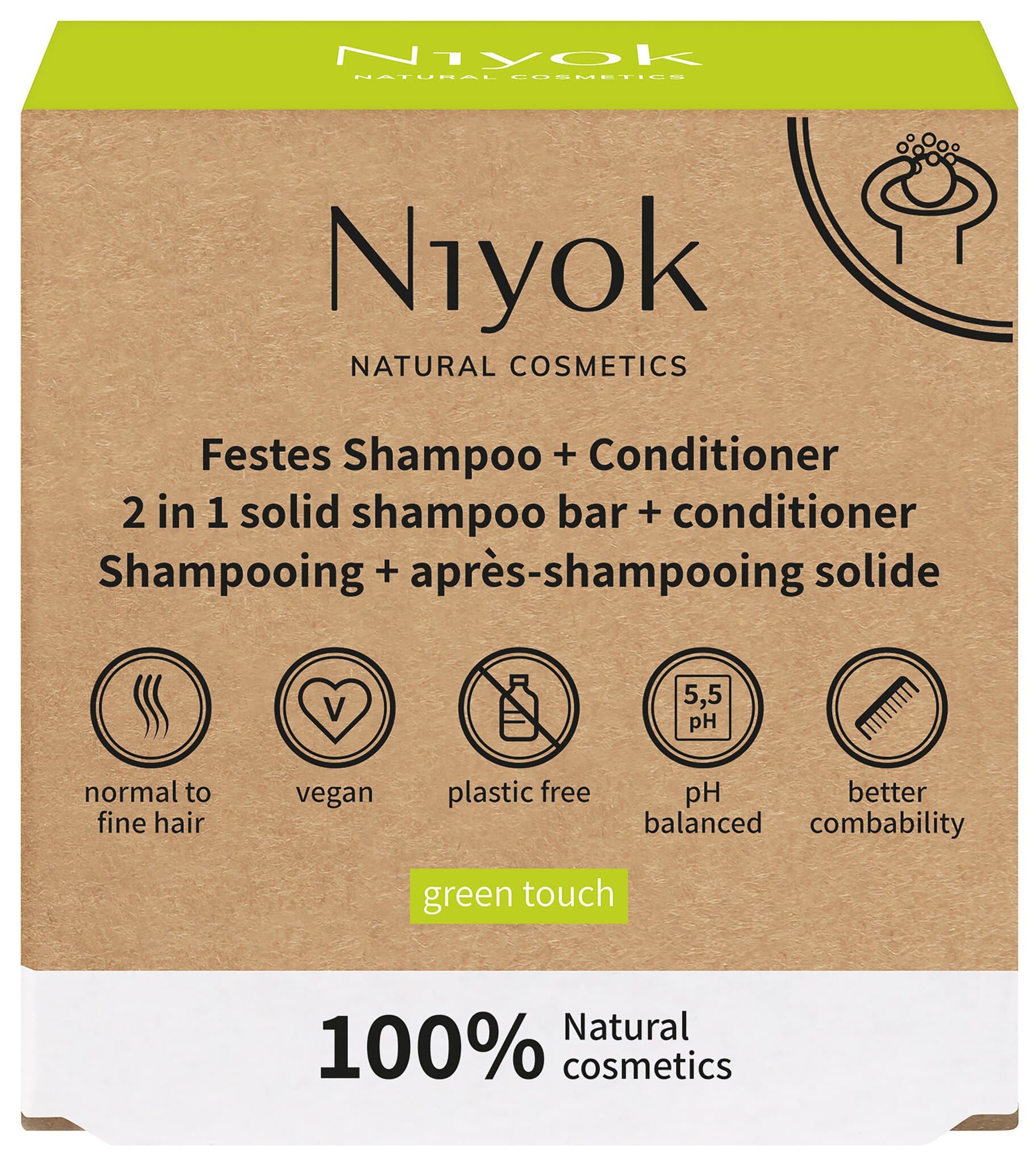 Niyok Festes Shampoo+Spülung Green touch