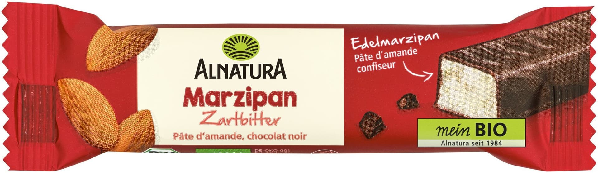 Alnatura Riegel Marzipan Zartbitter
