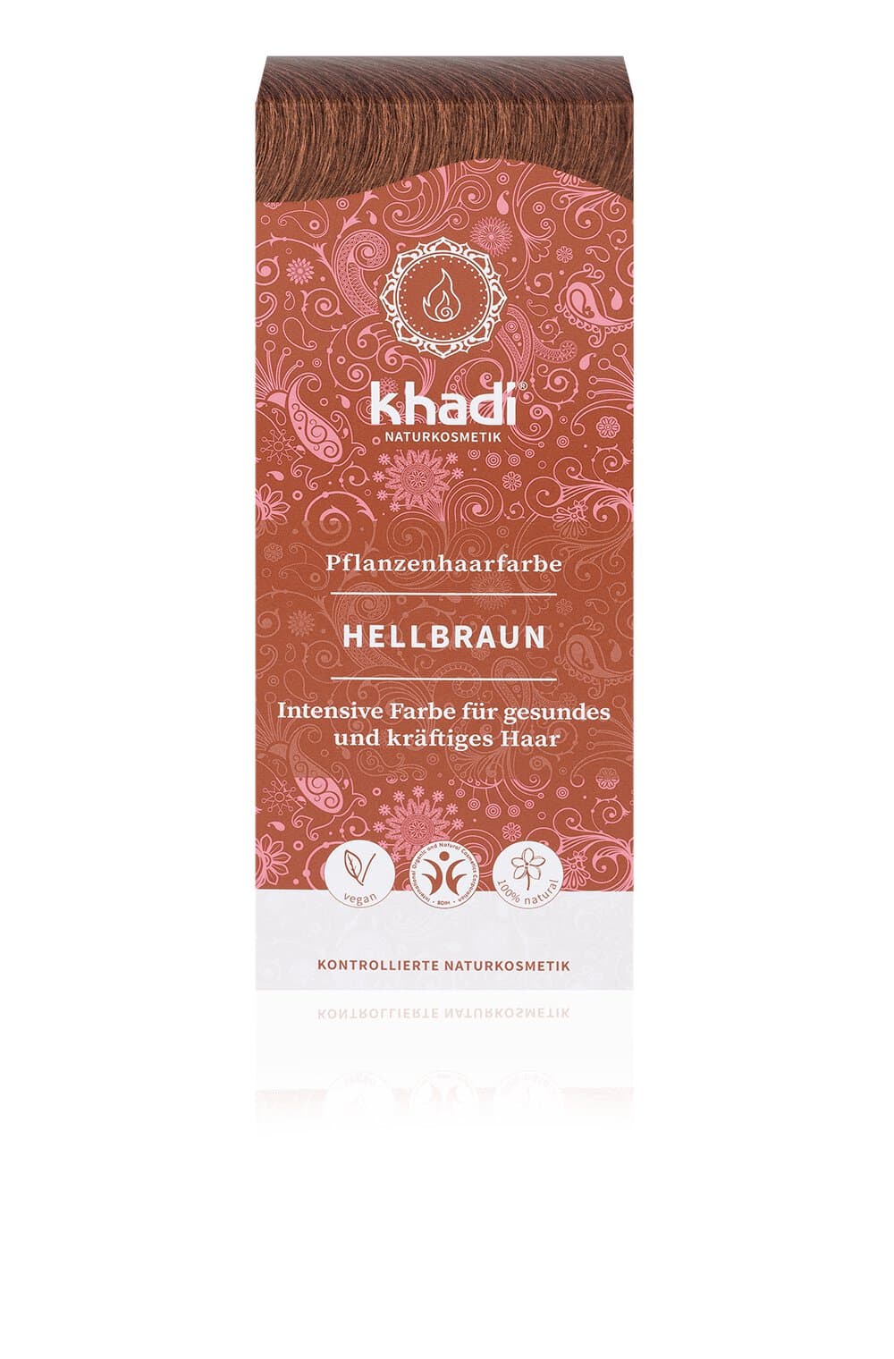 Khadi Pflanzenhaarfarbe Hellbraun