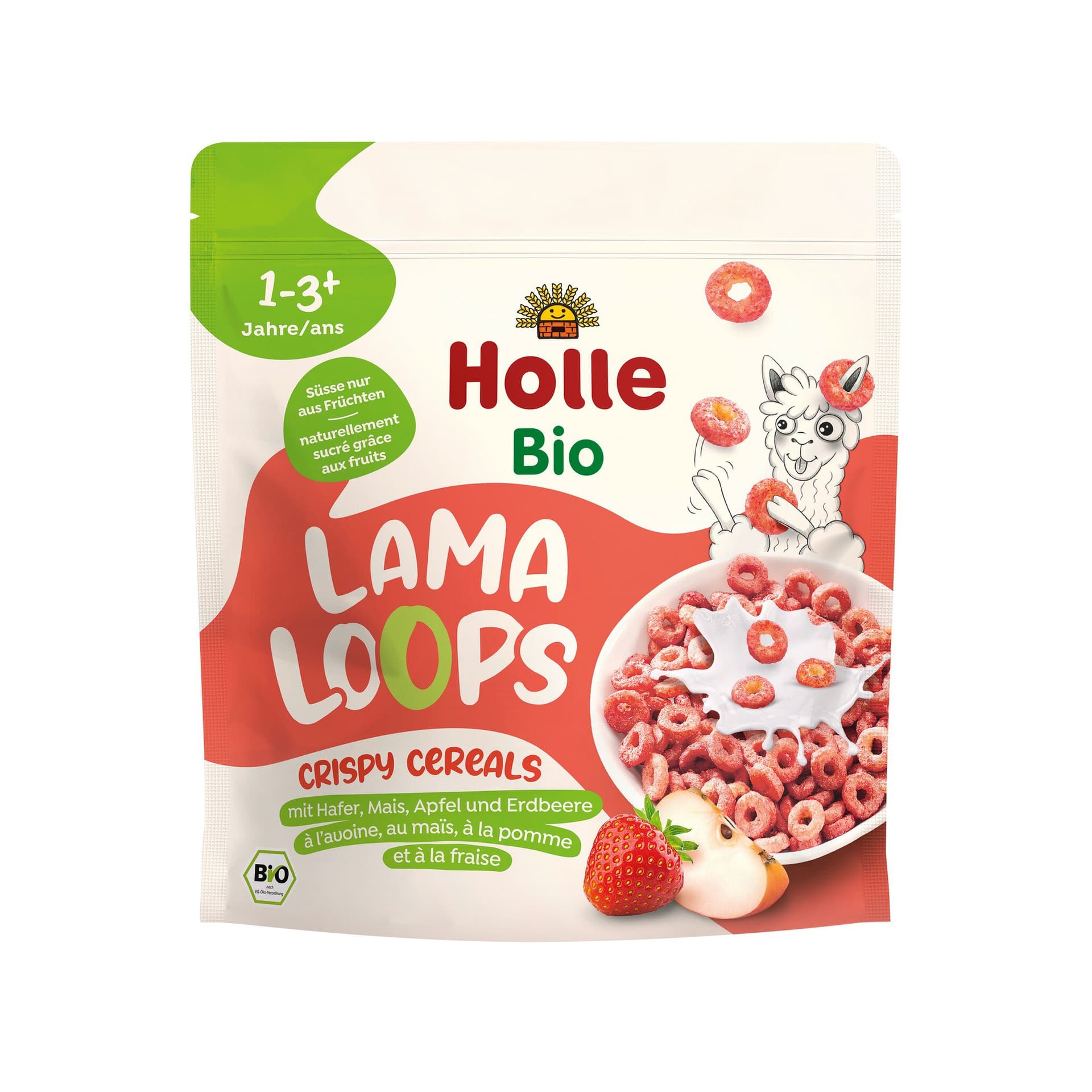 Holle Lama Loops Crispy Cereals