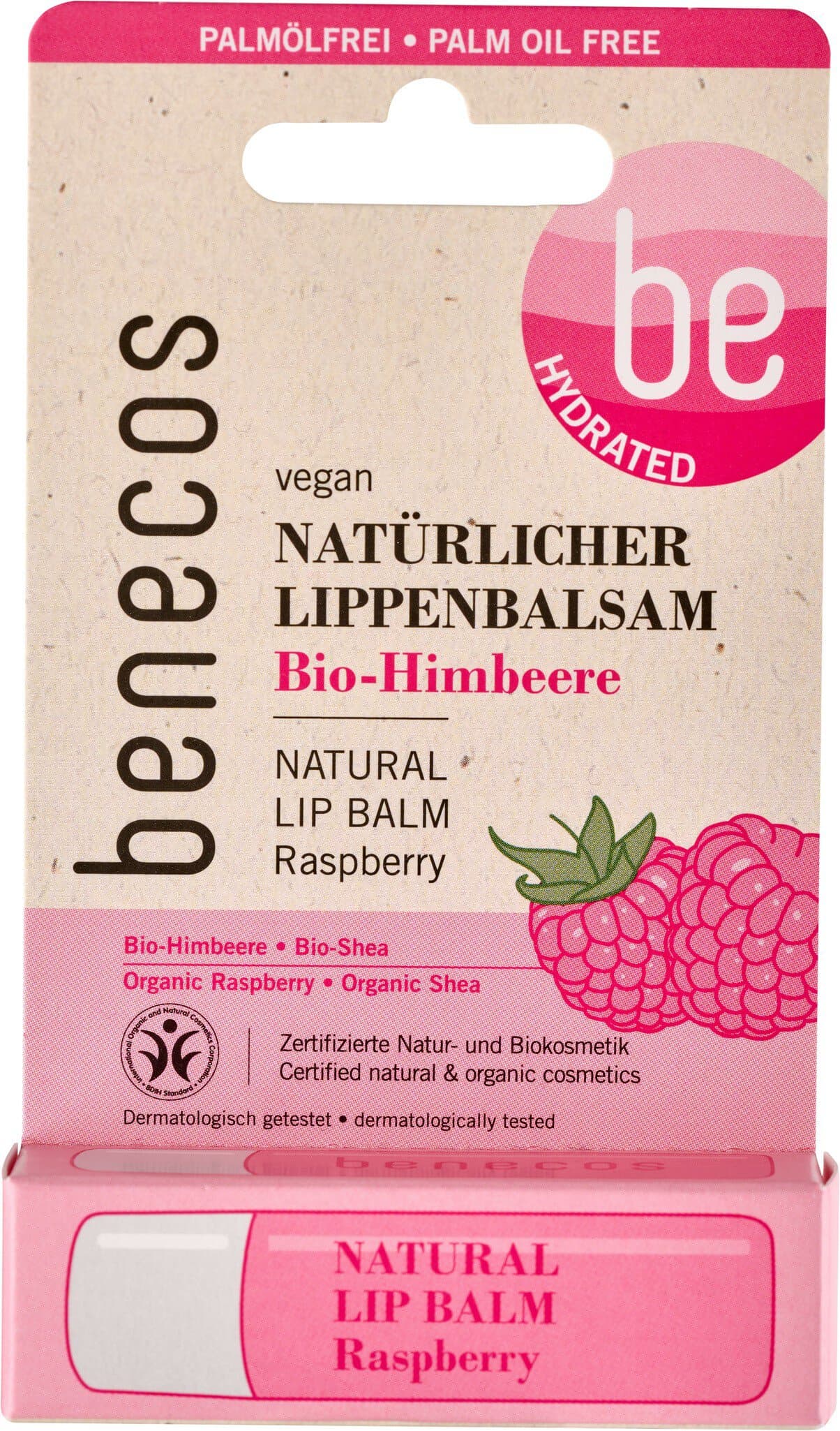 Benecos Natural Lip Balm Raspberry