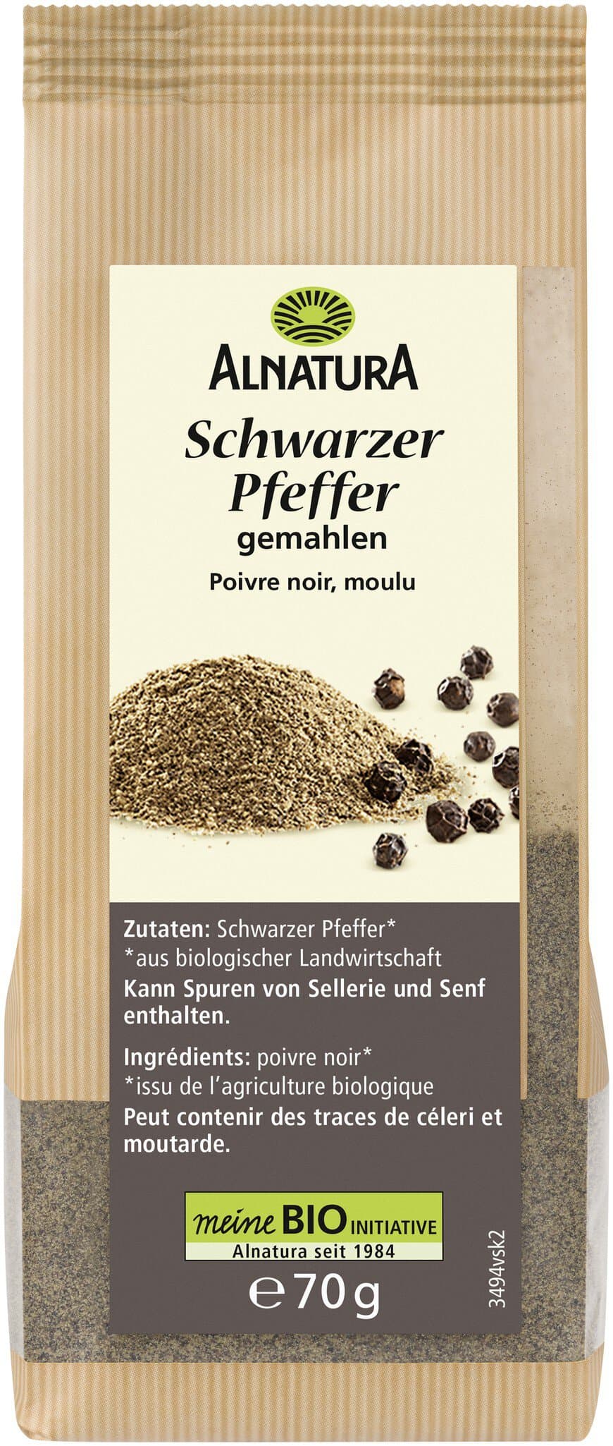 Alnatura Schwarzer Pfeffer gemahlen