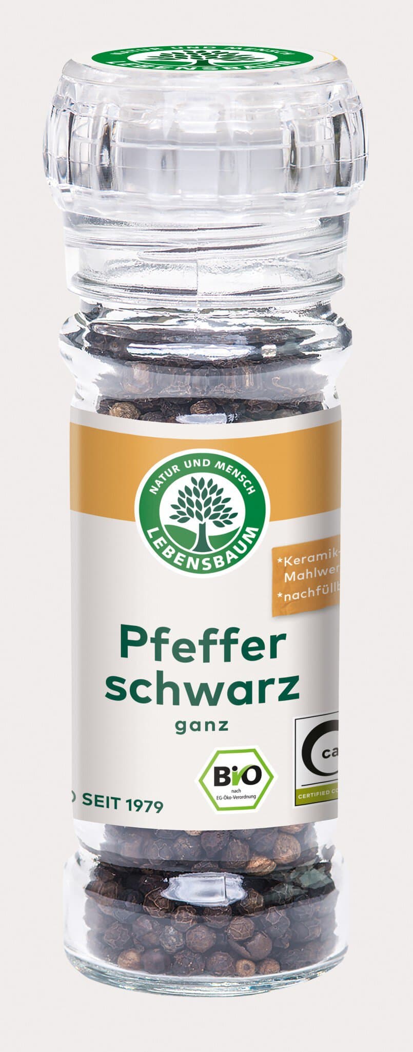 Lebensbaum Pfeffer schwarz ganz