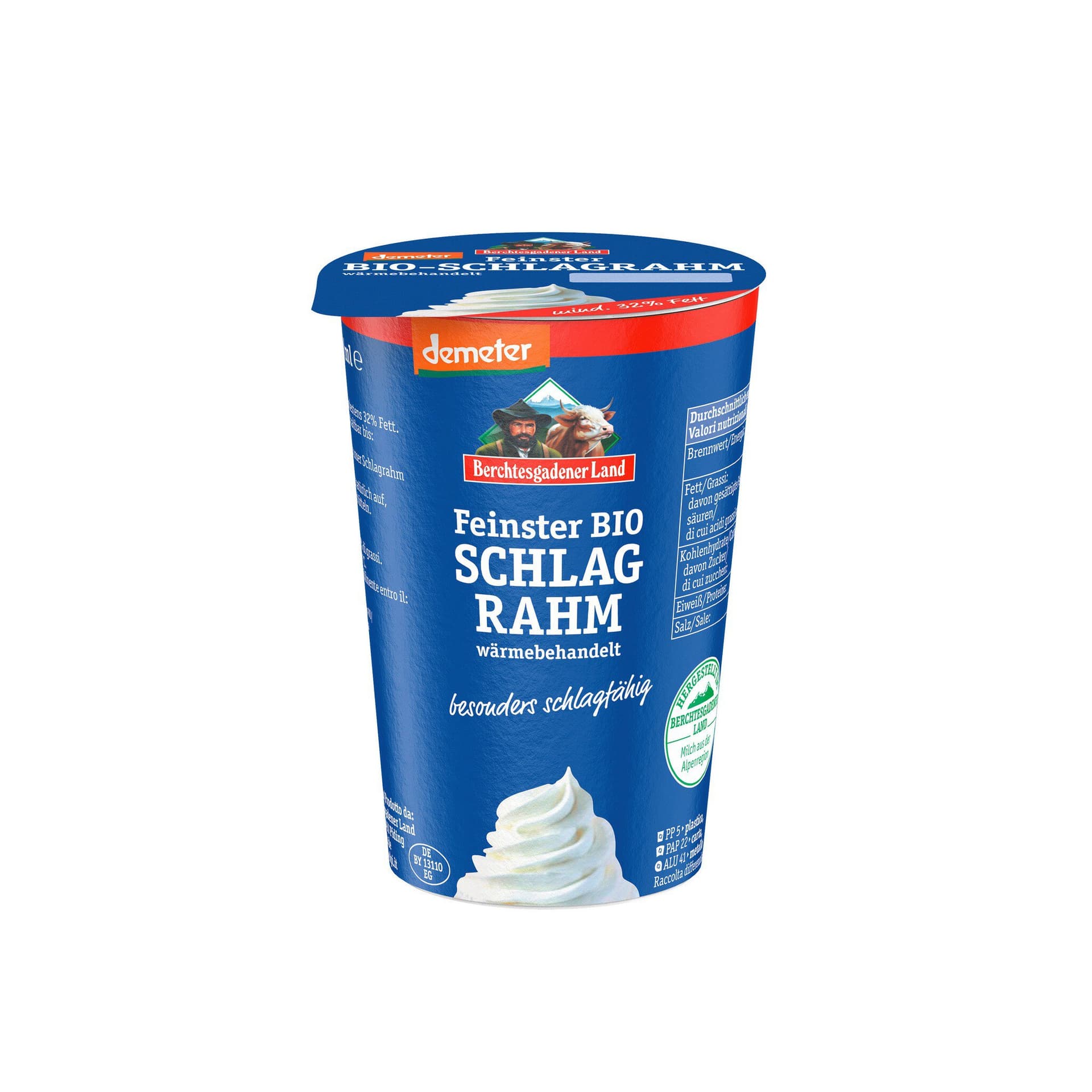 Berchtesgadener Land Schlagrahm 32%