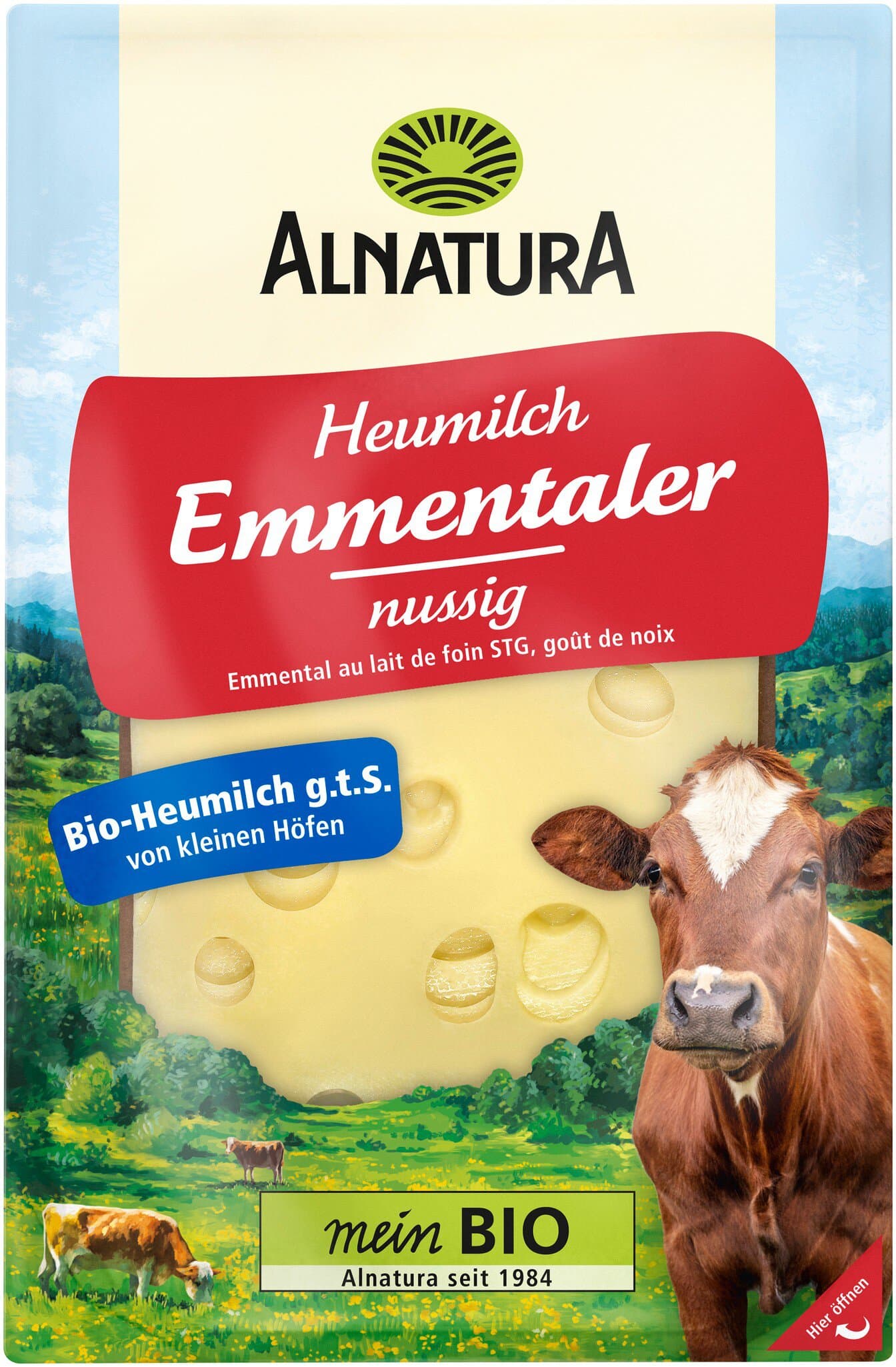 Alnatura Heumilch-Emmentaler in Scheiben