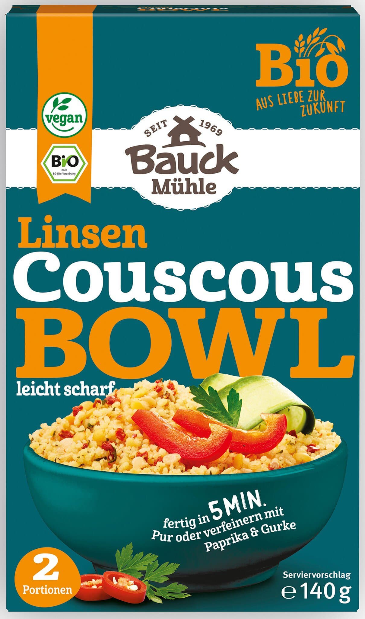 Bauckmühle Linsen Couscous Bowl