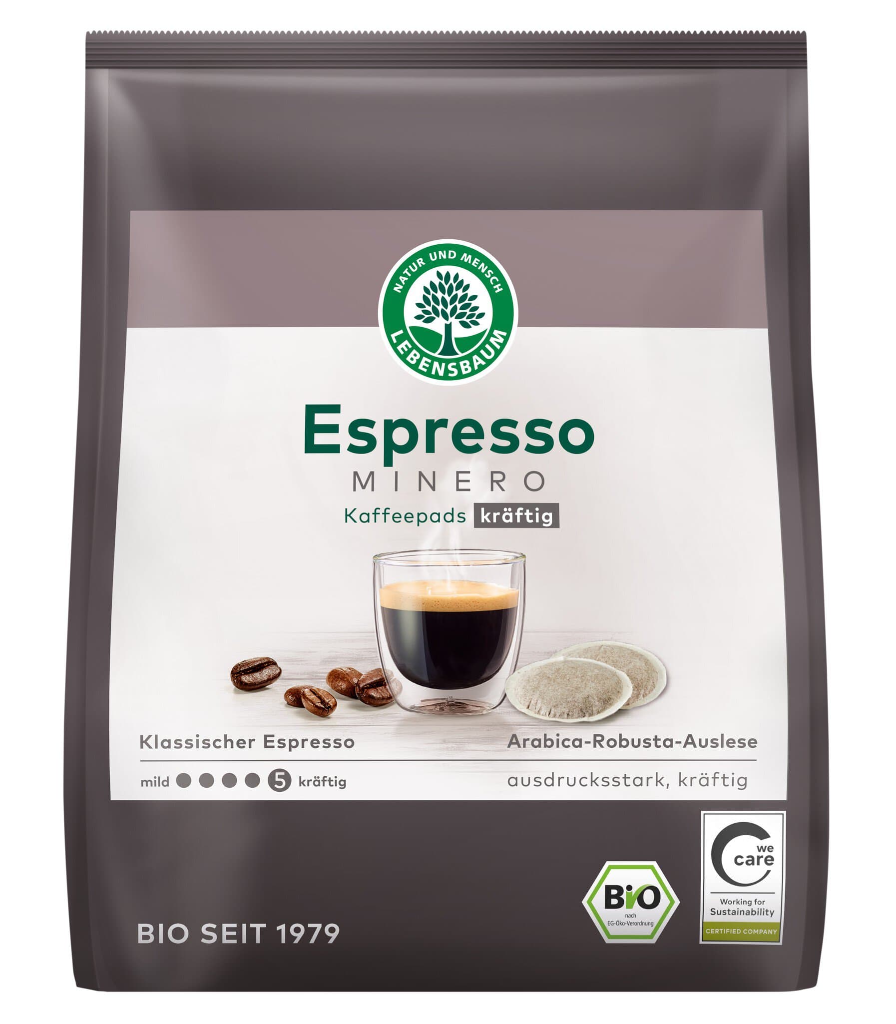 Lebensbaum Espresso minero Kaffeepads