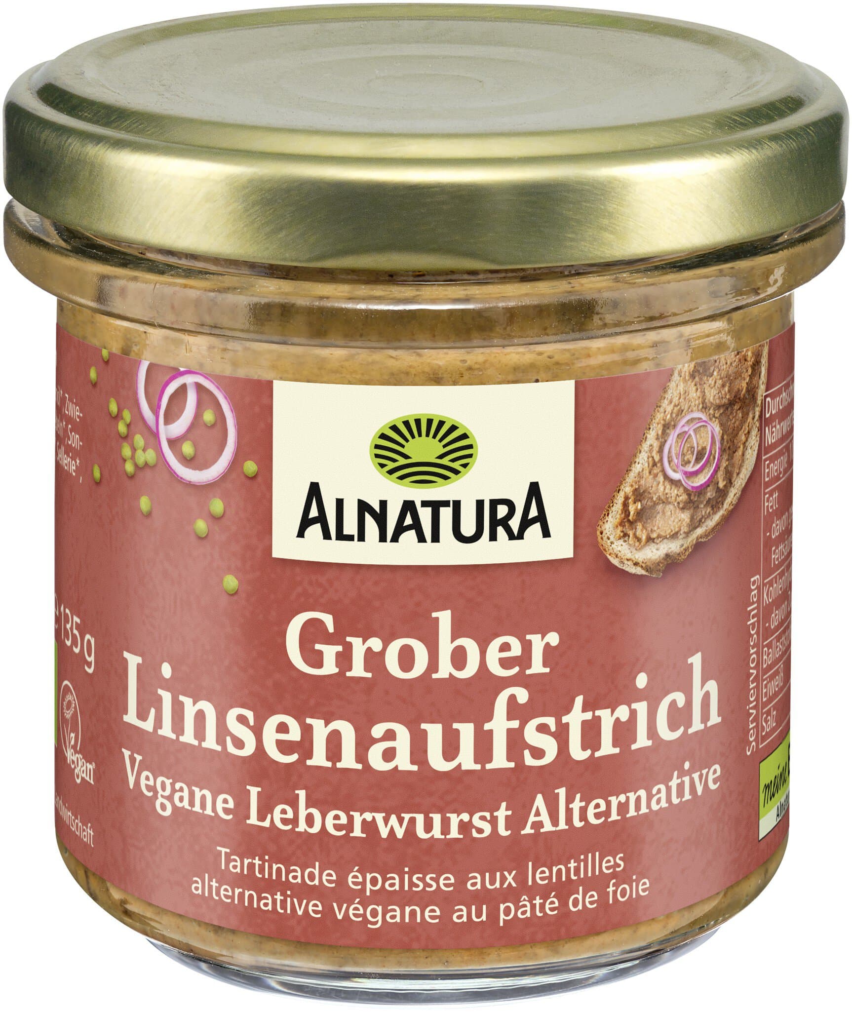 Alnatura Grober Linsenaufstrich