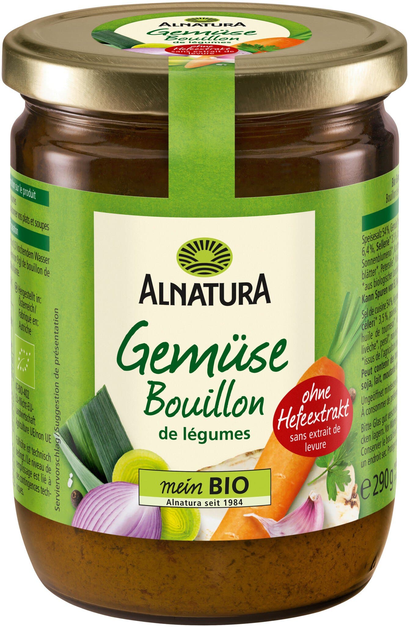 Alnatura Gemüsebouillon ohne Hefeextrakt (Glas)