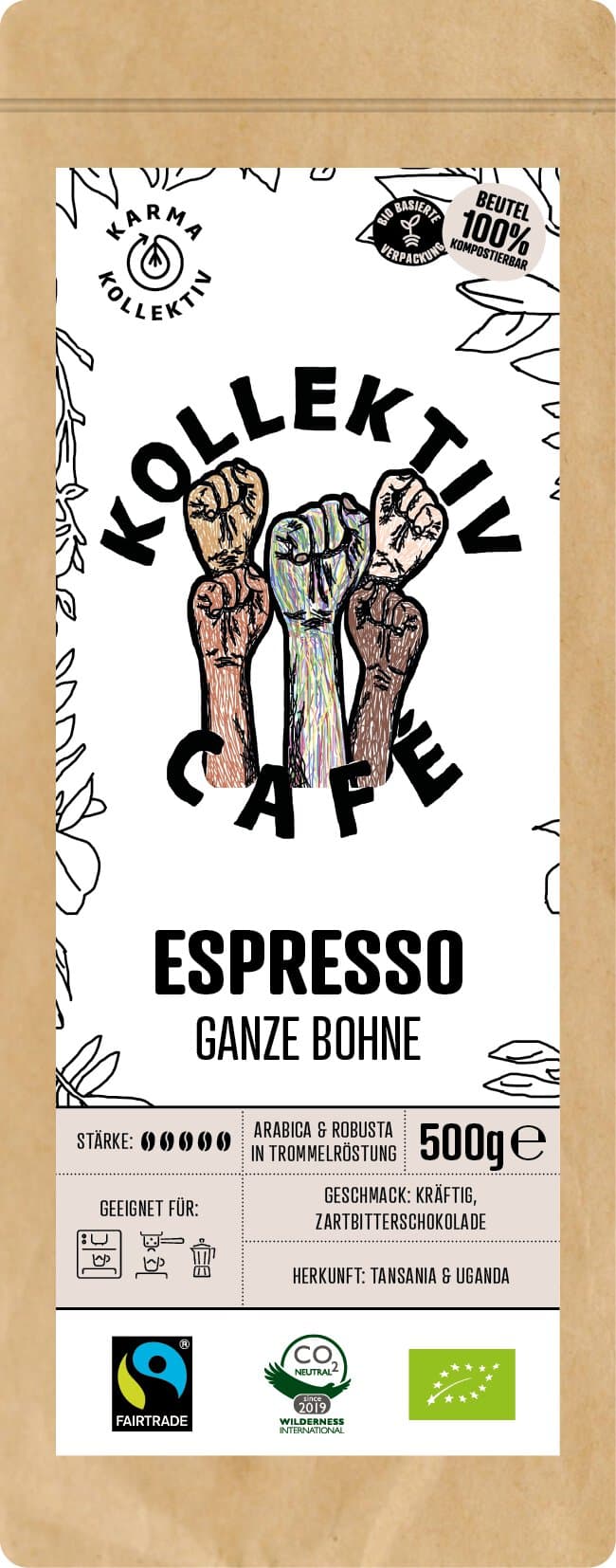 Karma Kollektiv Espresso ganze Bohne