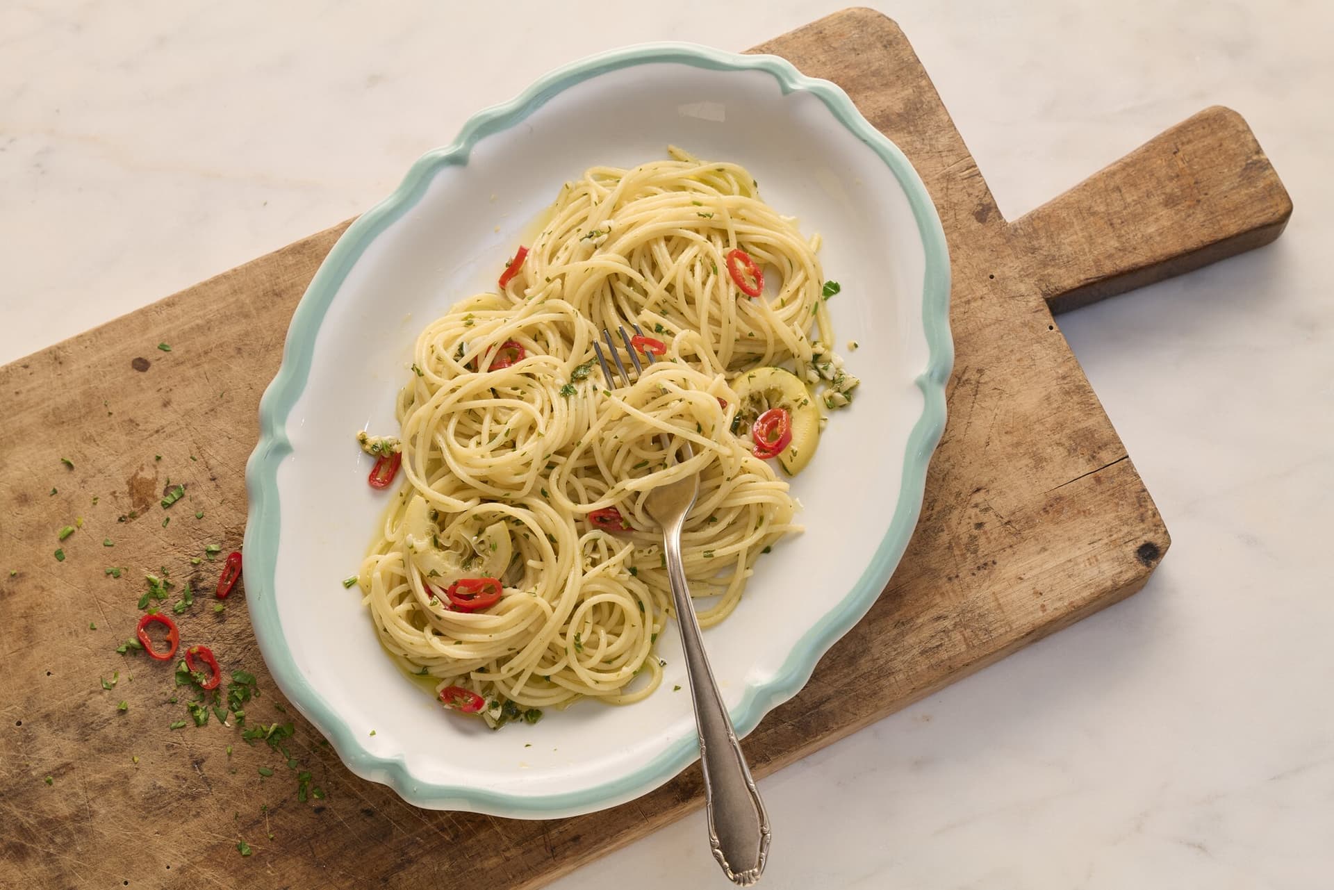Spaghetti aglio e olio