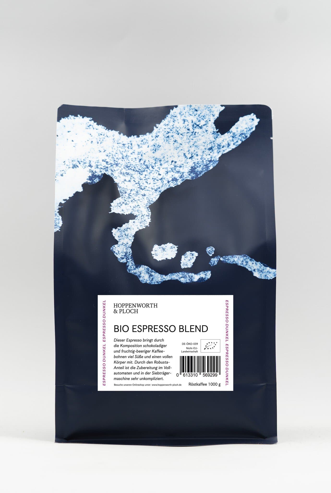 Hoppenworth & Ploch Bio Blend Kaffee ganze Bohne