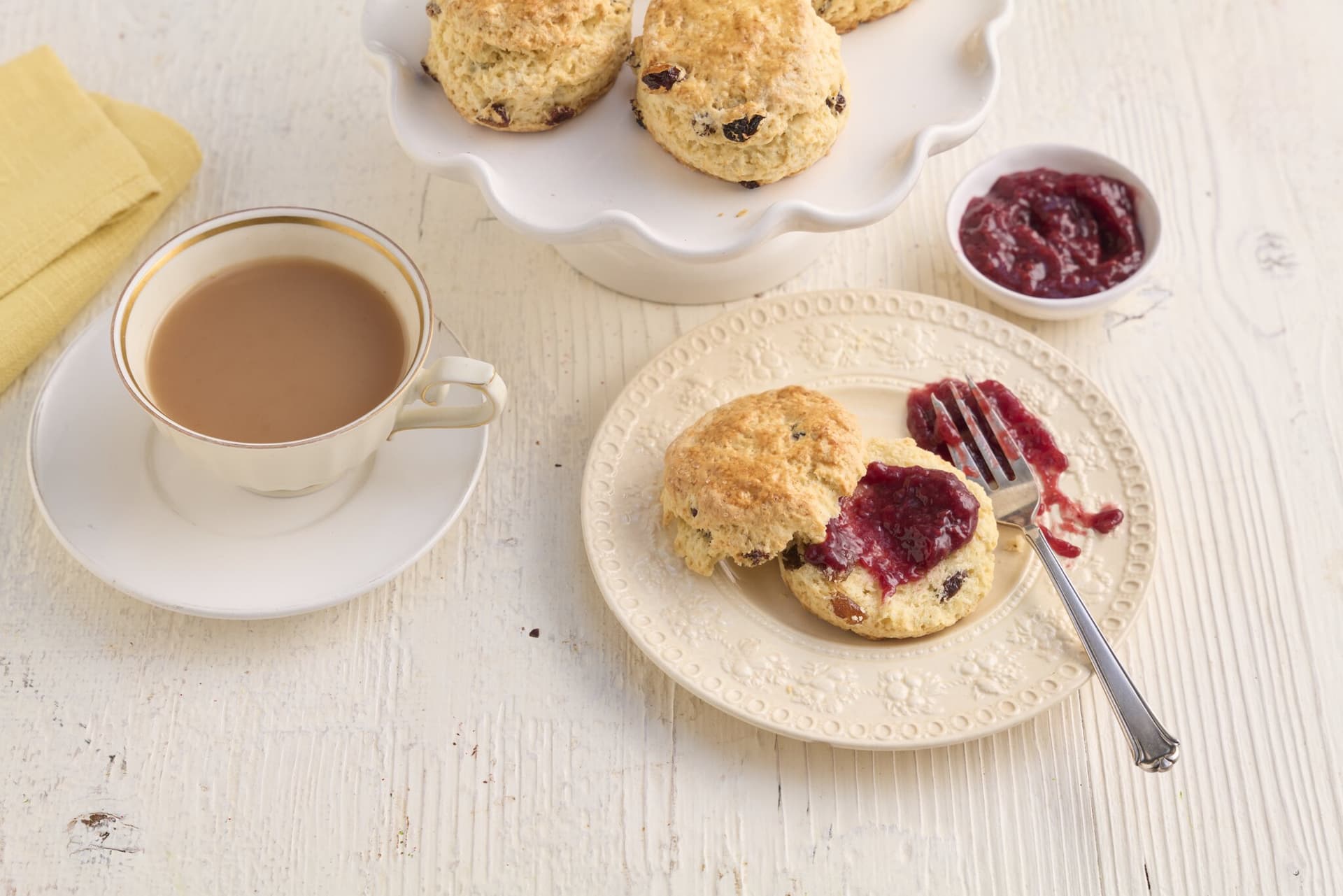 Scones aux raisins secs