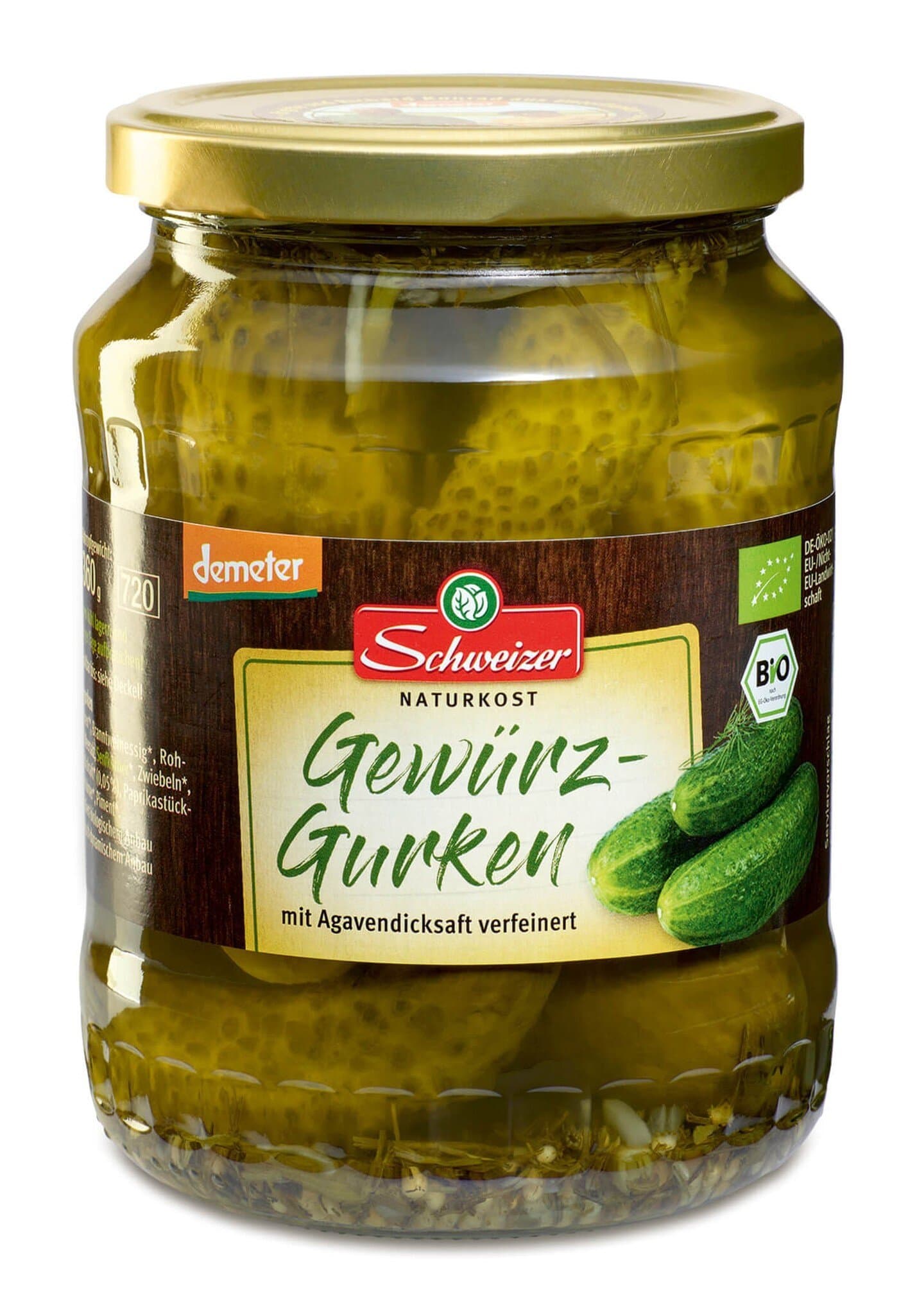 Schweizer Sauerkonserven Gewürzgurken