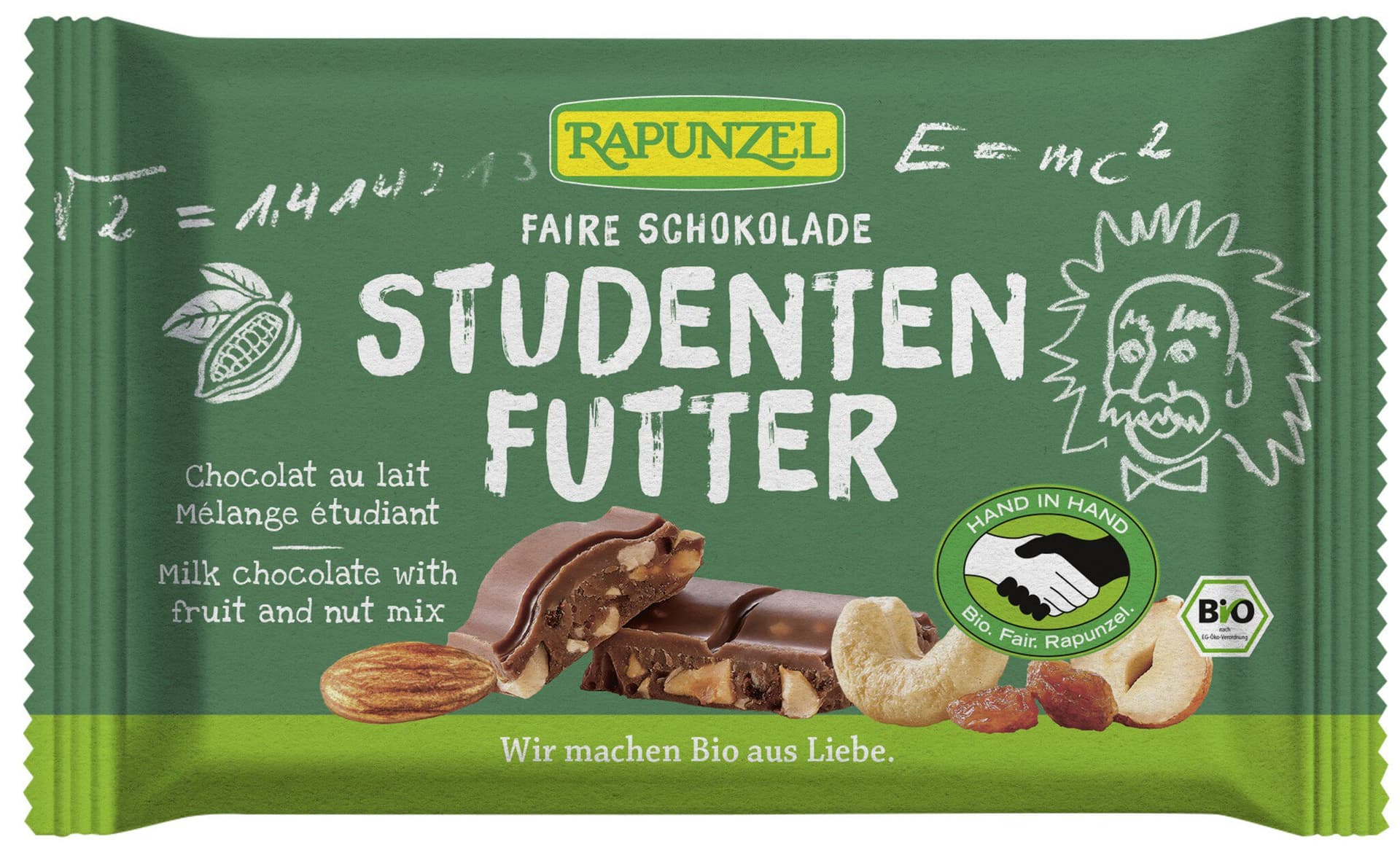 Rapunzel Vollmilchschokolade mit Nüssen & Trockenfrüchten
