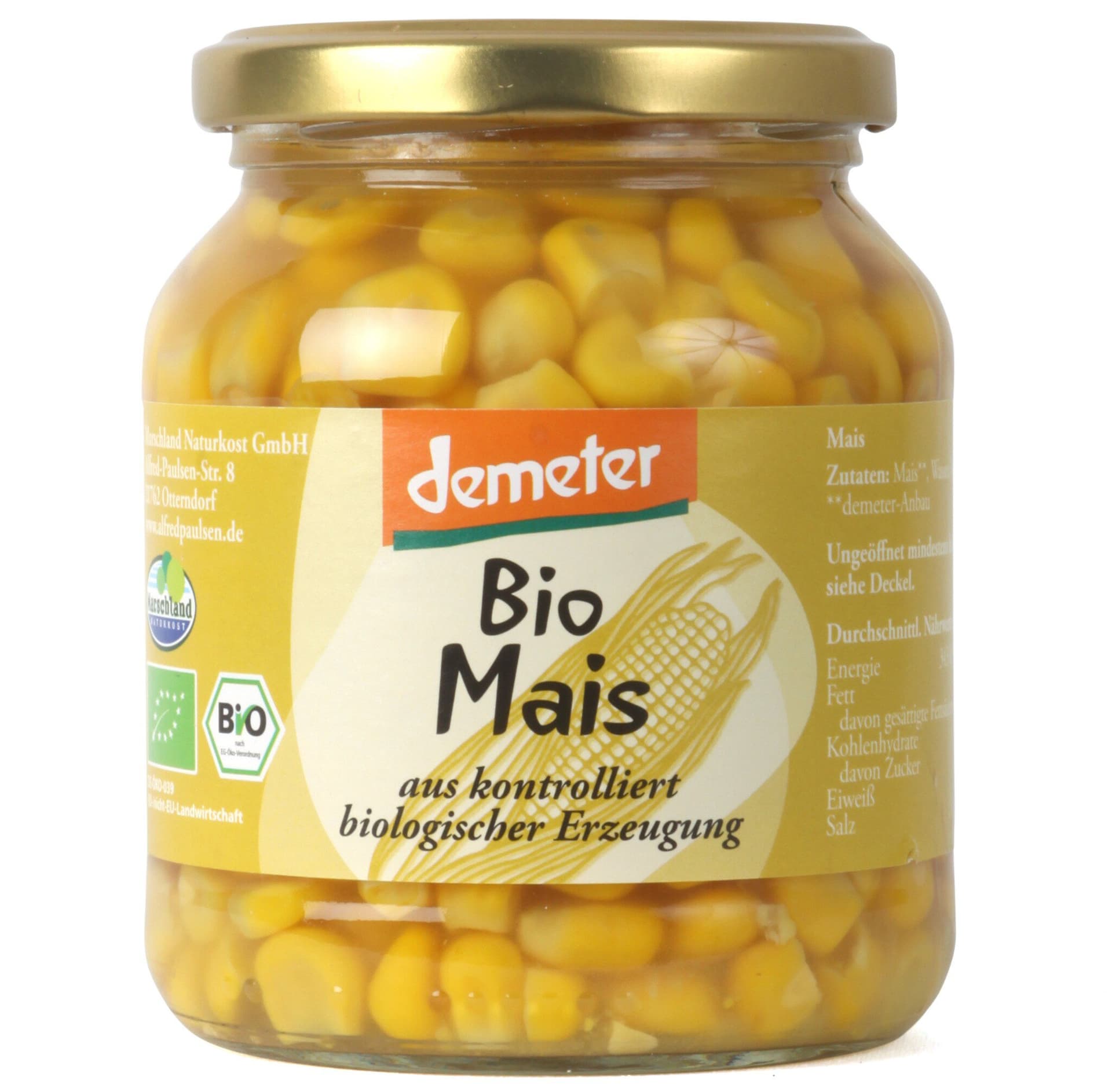 Marschland Naturkost Mais demeter