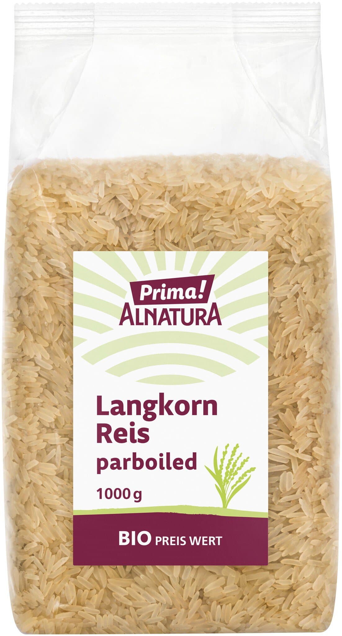 Prima! Alnatura Langkorn Reis parboiled