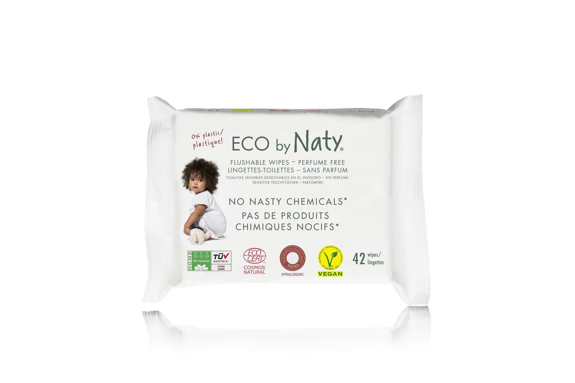 Naty Feuchte Toilettentücher parfümfrei