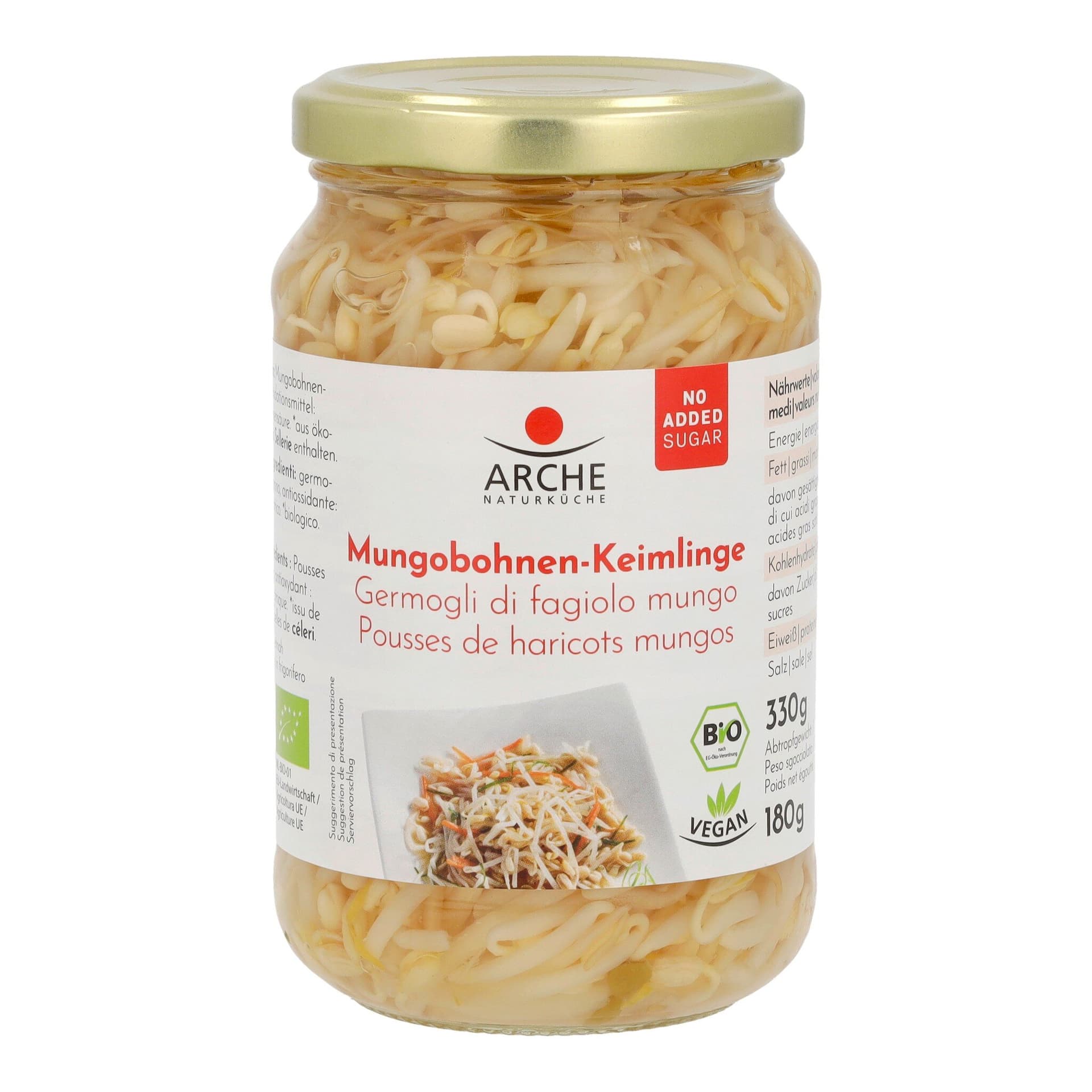 Arche Mungobohnen Sprossen