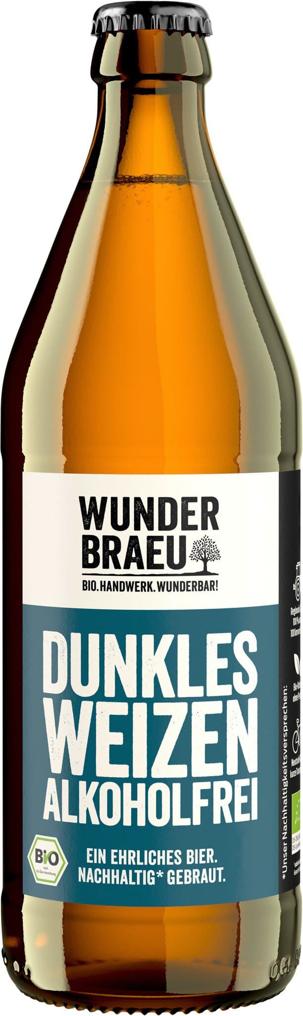 Wunderbräu Dunkles Weizen alkoholfrei