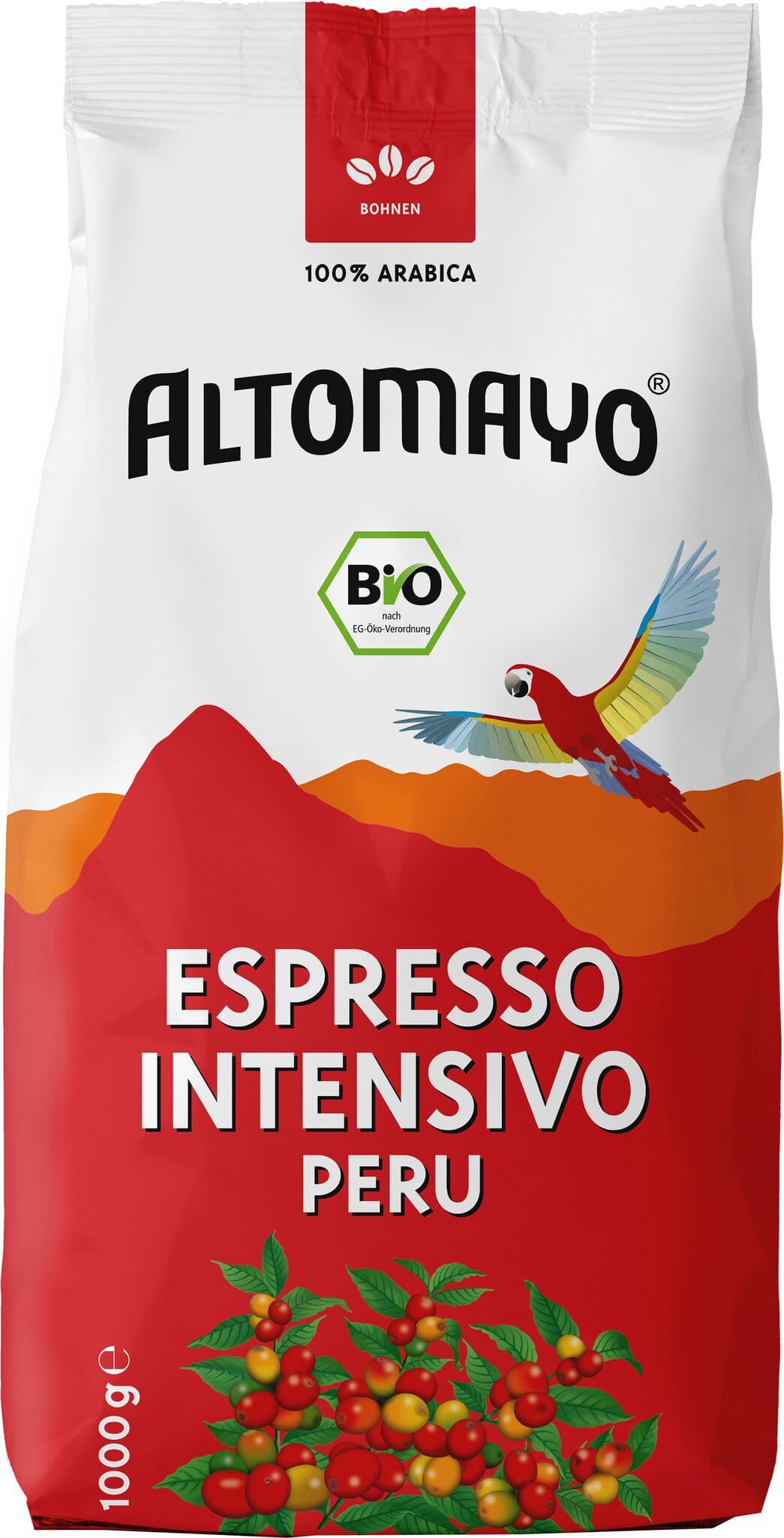 Altomayo Espresso ganze Bohne