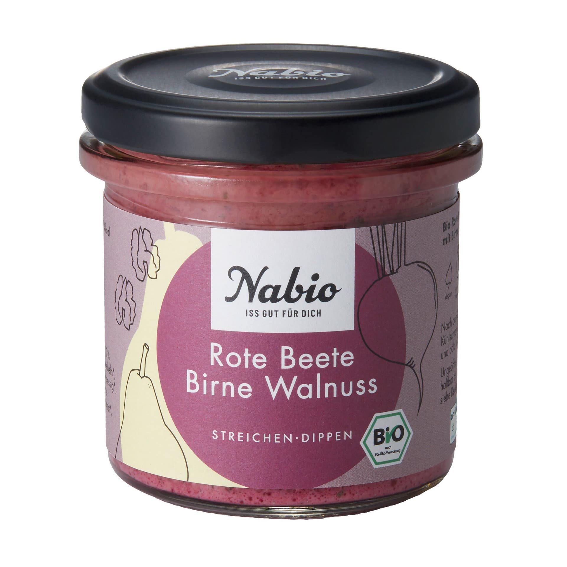 Nabio Rote Bete Birne Walnuss