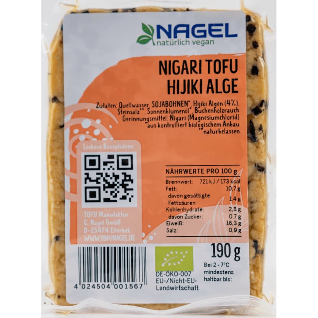 NAGEL Tofu geräuchert mit Algen