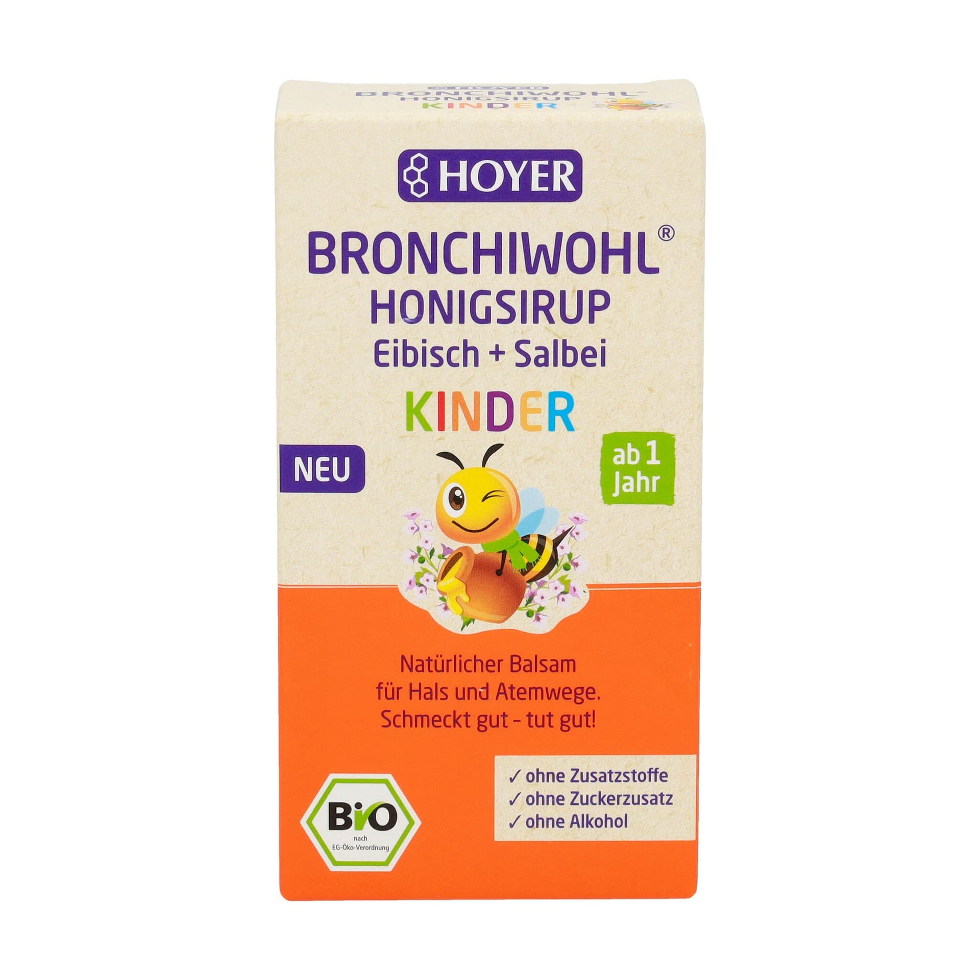 Hoyer Bronchiwohl Honigsirup Eibisch + Salbei