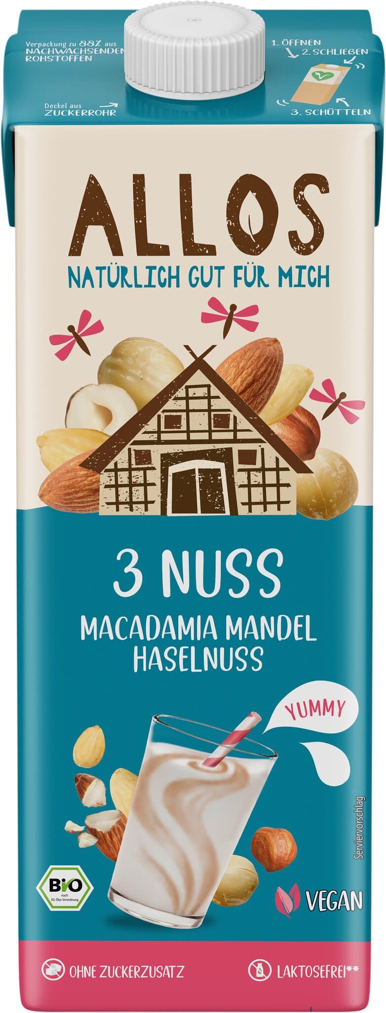 Allos 3 Nuss Drink 1L