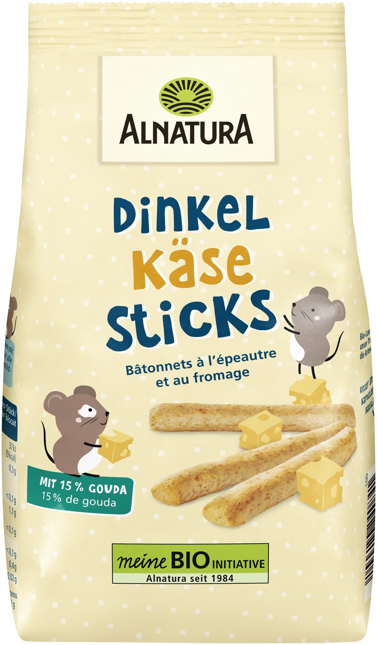 Alnatura Dinkel-Käse-Sticks