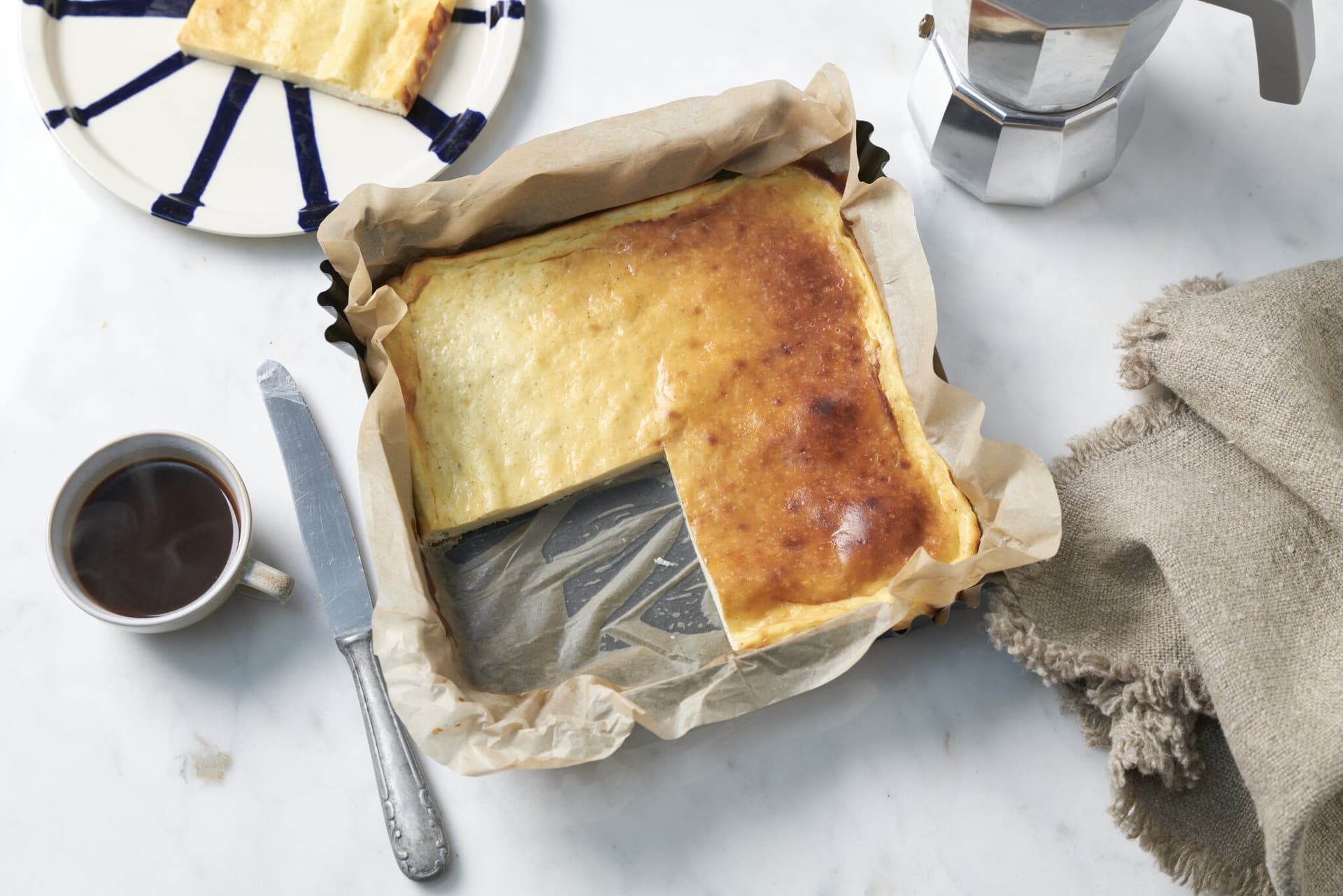 Torta morbida – einfacher Käsekuchen aus 4 Zutaten