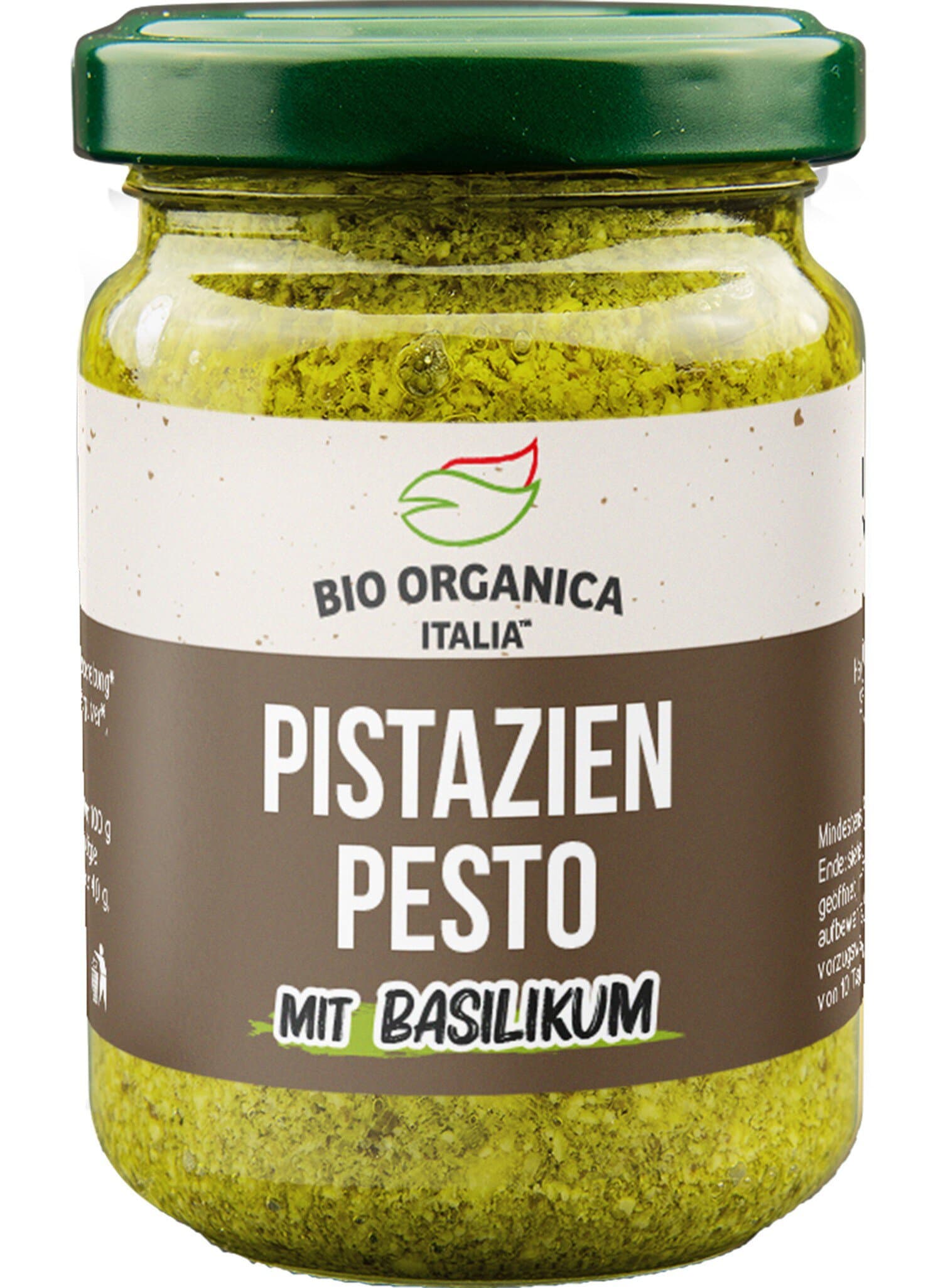 Bio Organica Italia Pistazien Pesto mit Basilikum