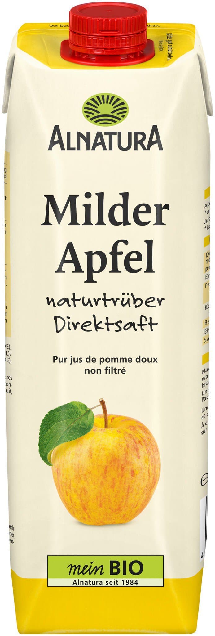 Alnatura Milder Apfelsaft naturtrüb