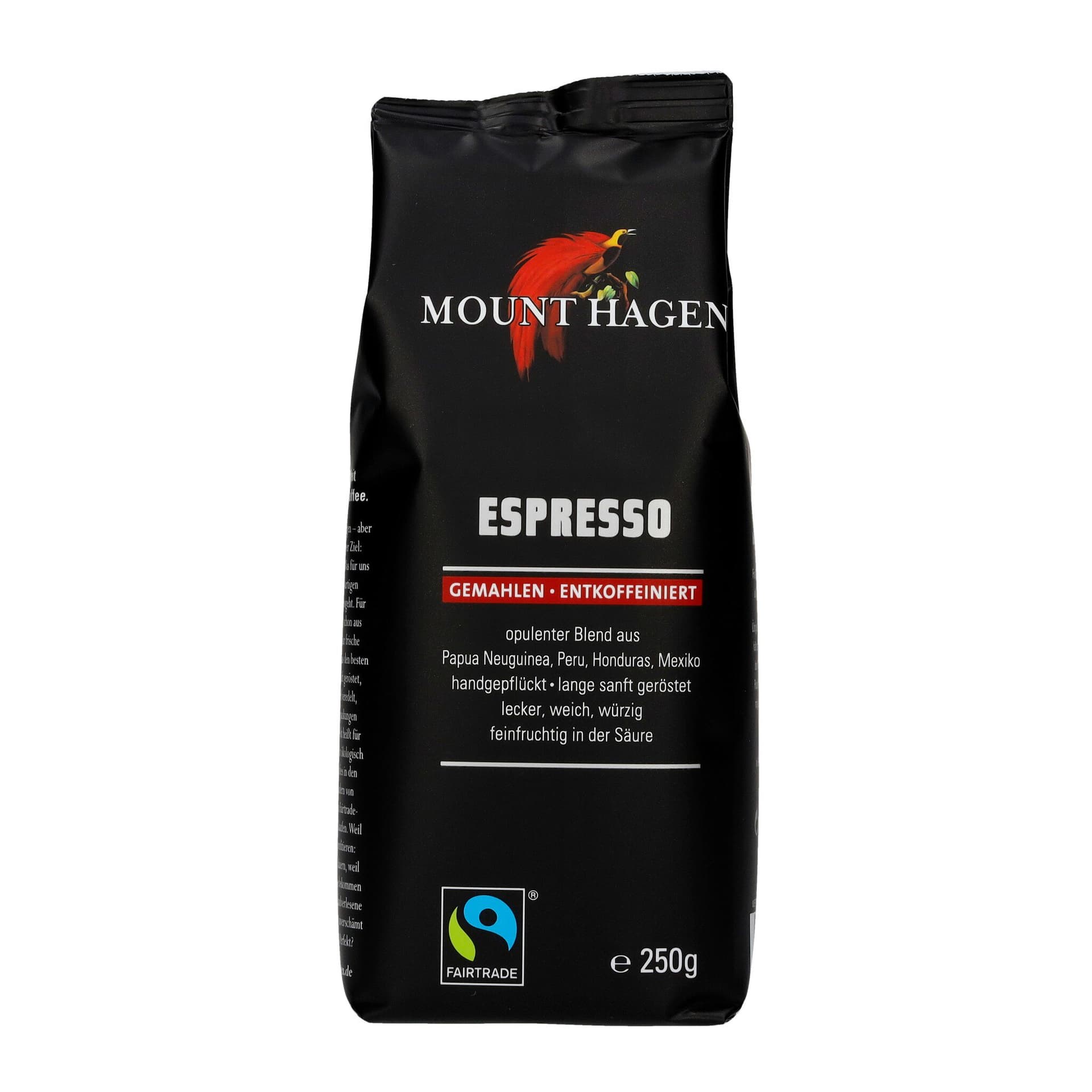 Mount Hagen Espresso entkoffeiniert gemahlen