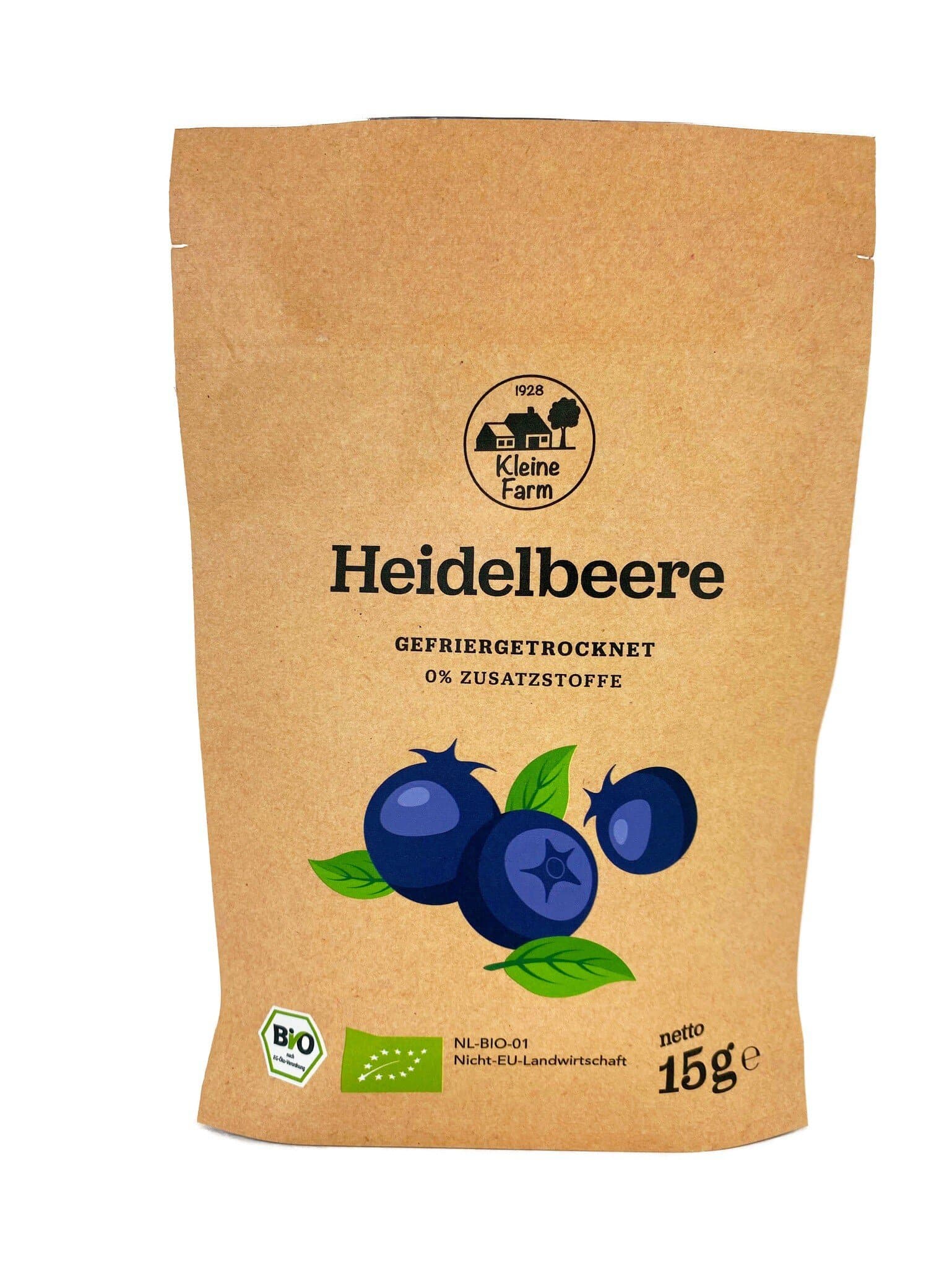 Kleine Farm Heidelbeeren gefriergetrocknet