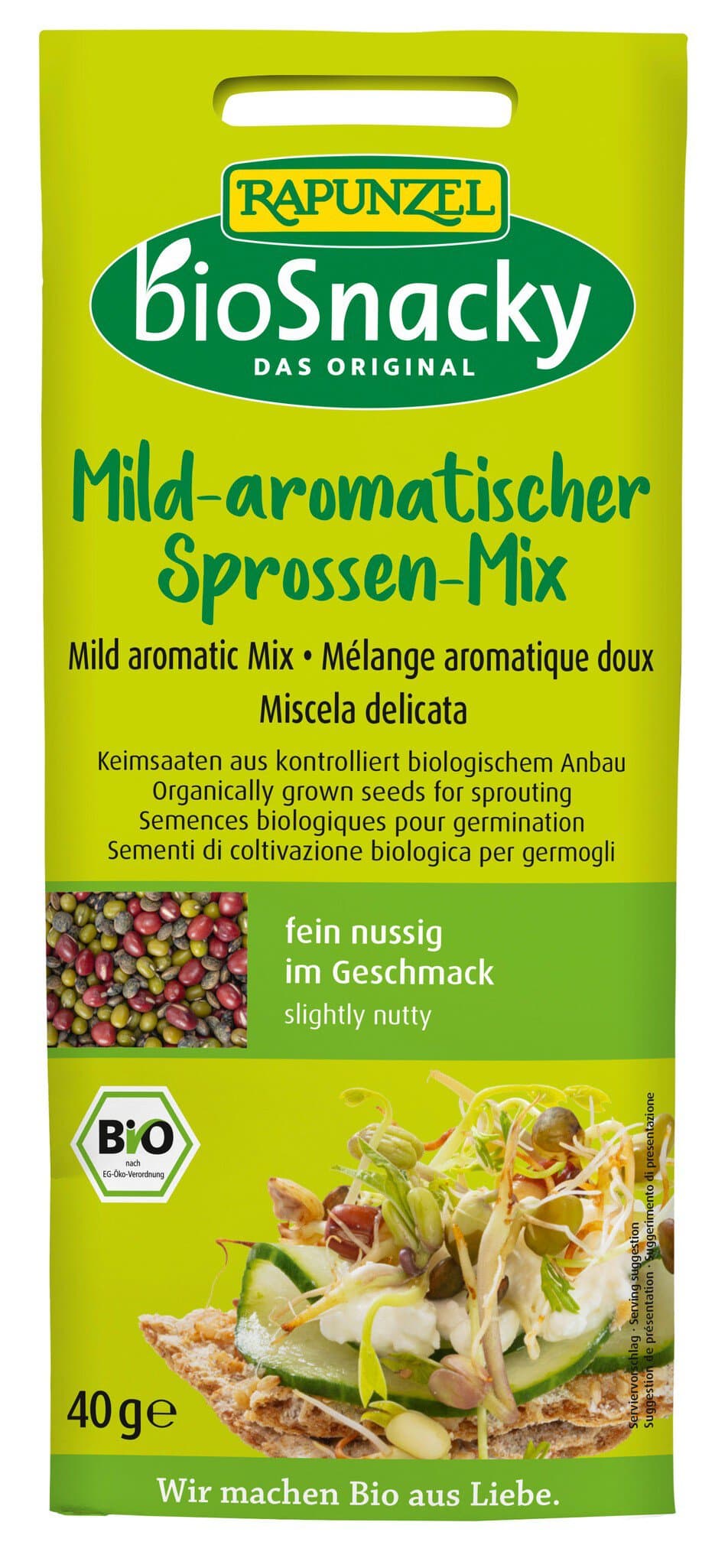 Rapunzel Sprossen-Mix bioSnacky