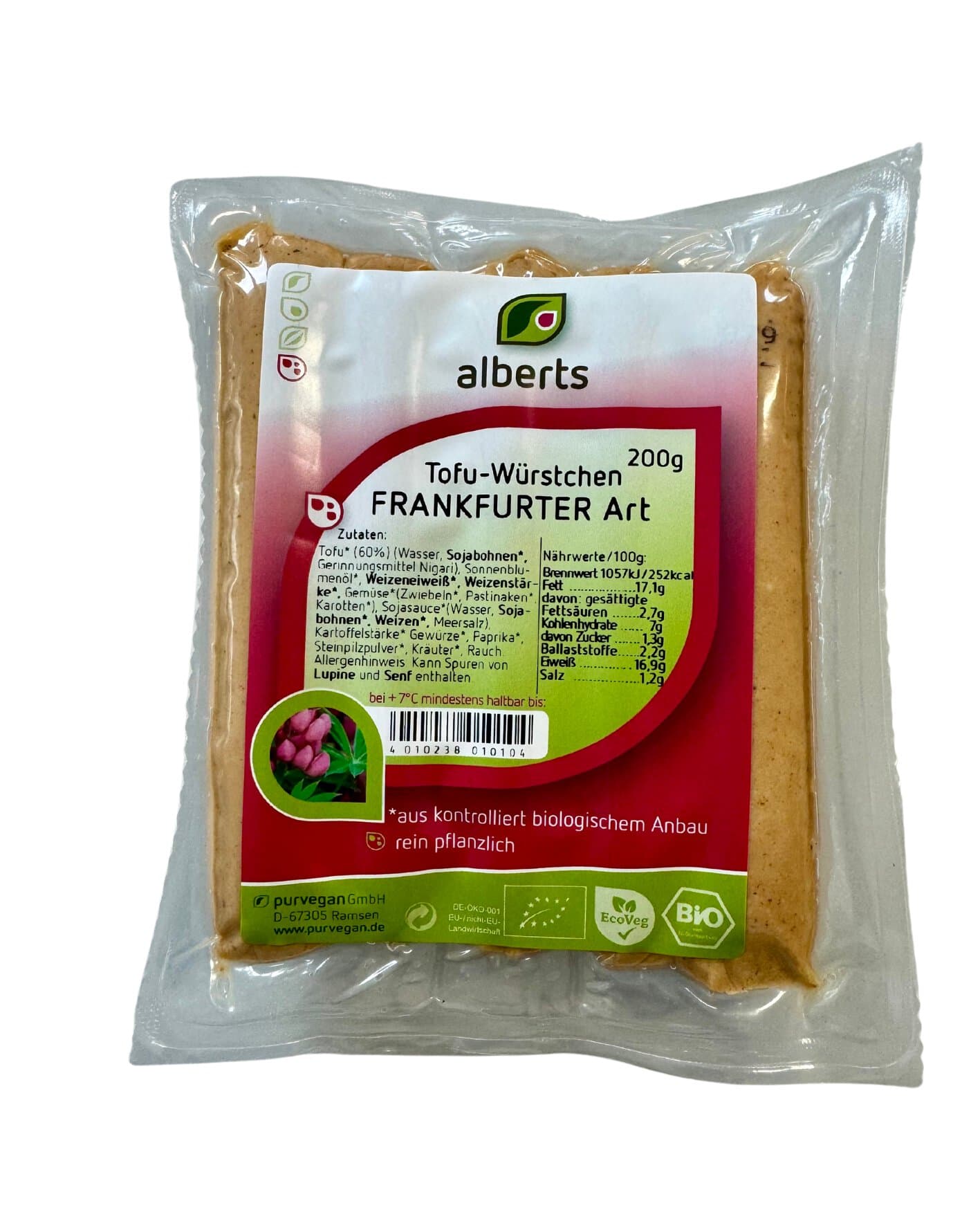 Alberts Tofu Würstchen Frankfurter
