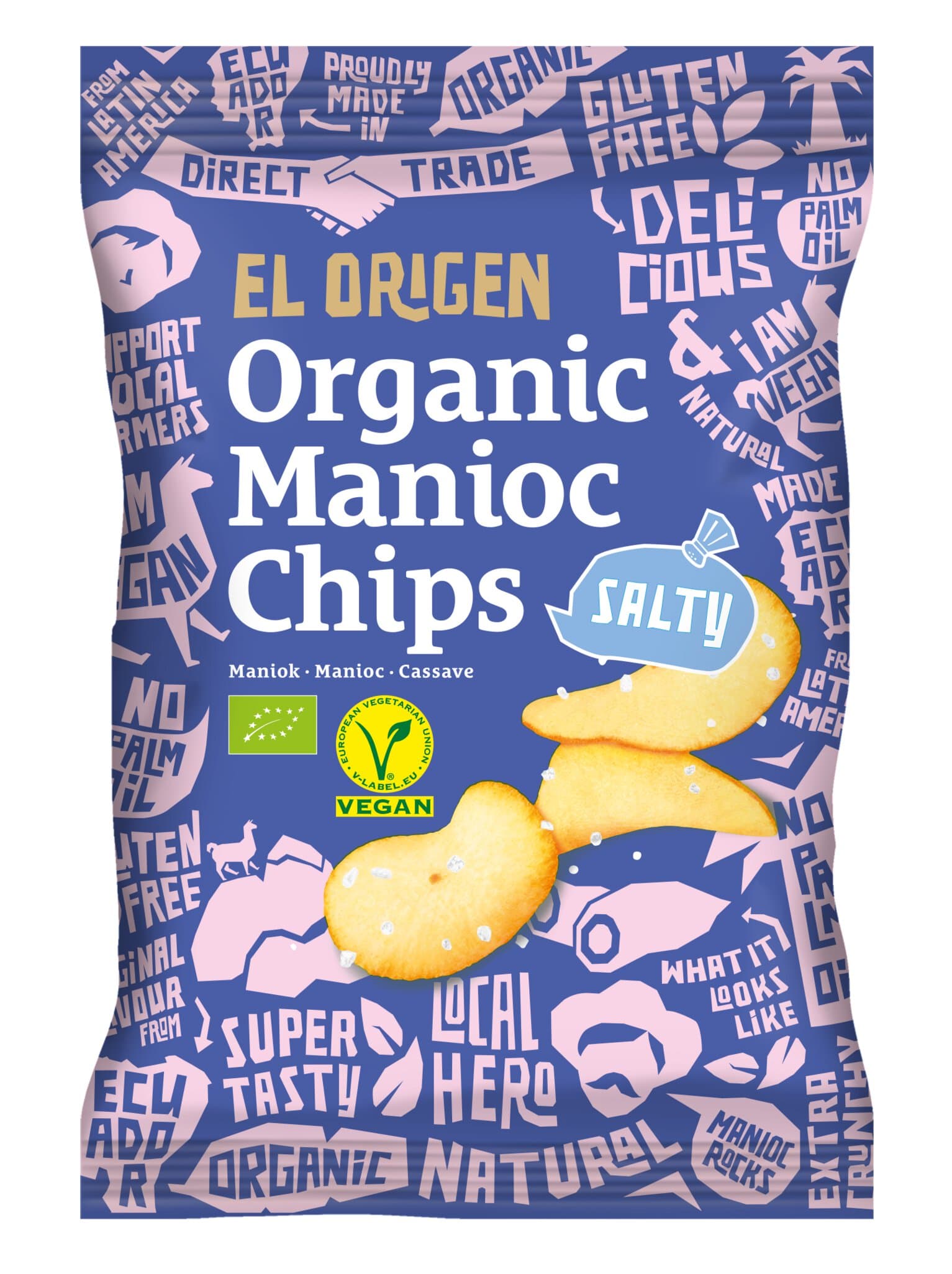 el origen food Maniok Chips mit Meersalz