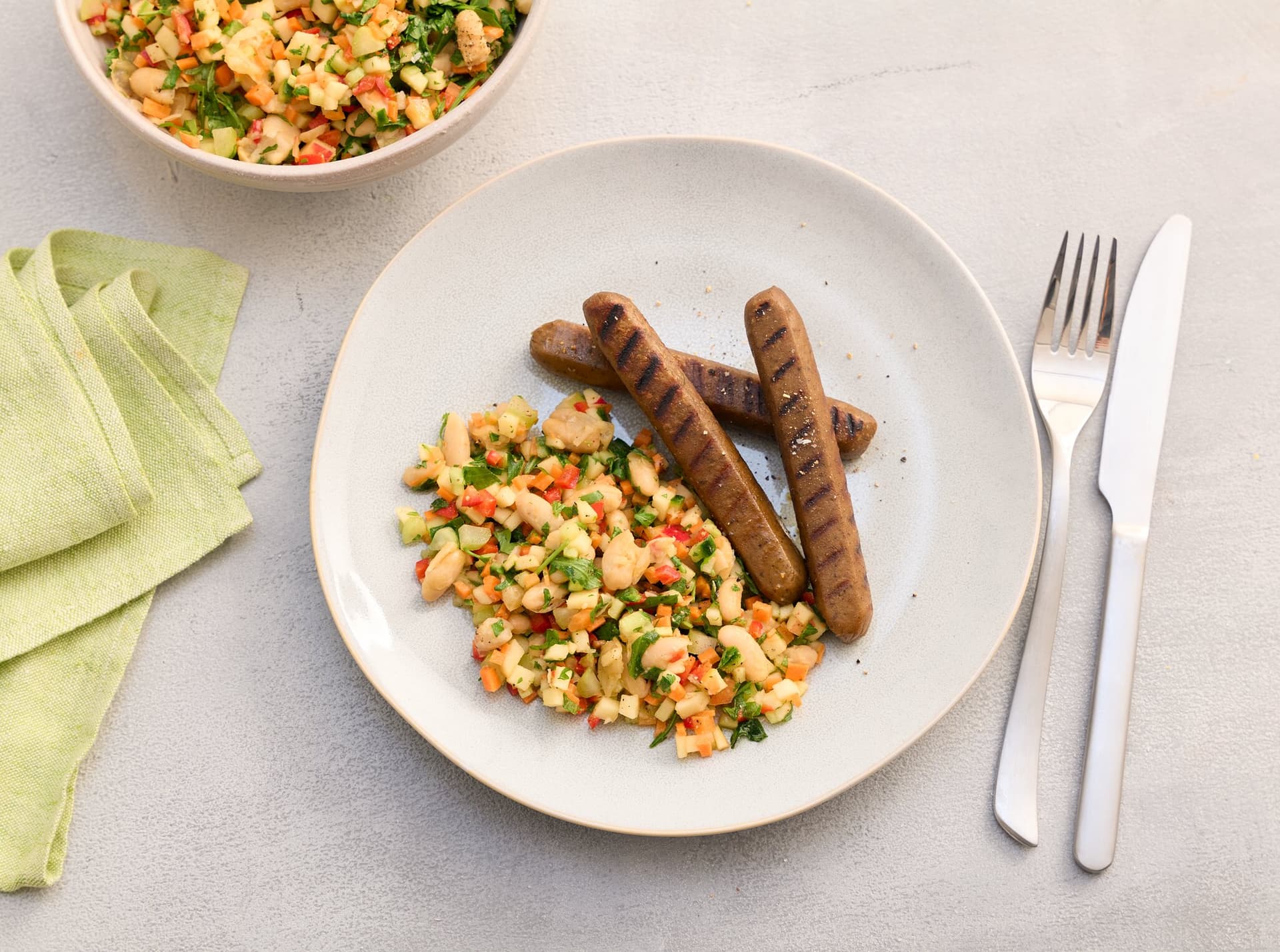 Bohnensalat portugiesische Art