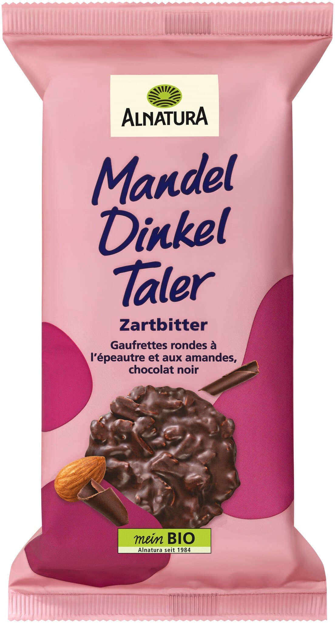 Alnatura Mandel-Dinkel-Taler Zartbitter