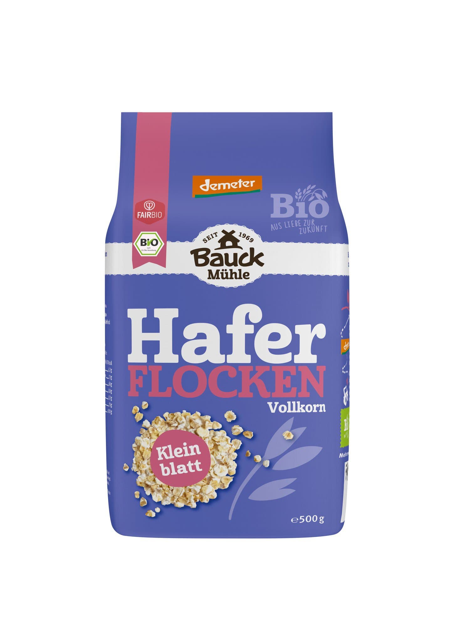 Bauckmühle Haferflocken Kleinblatt demeter
