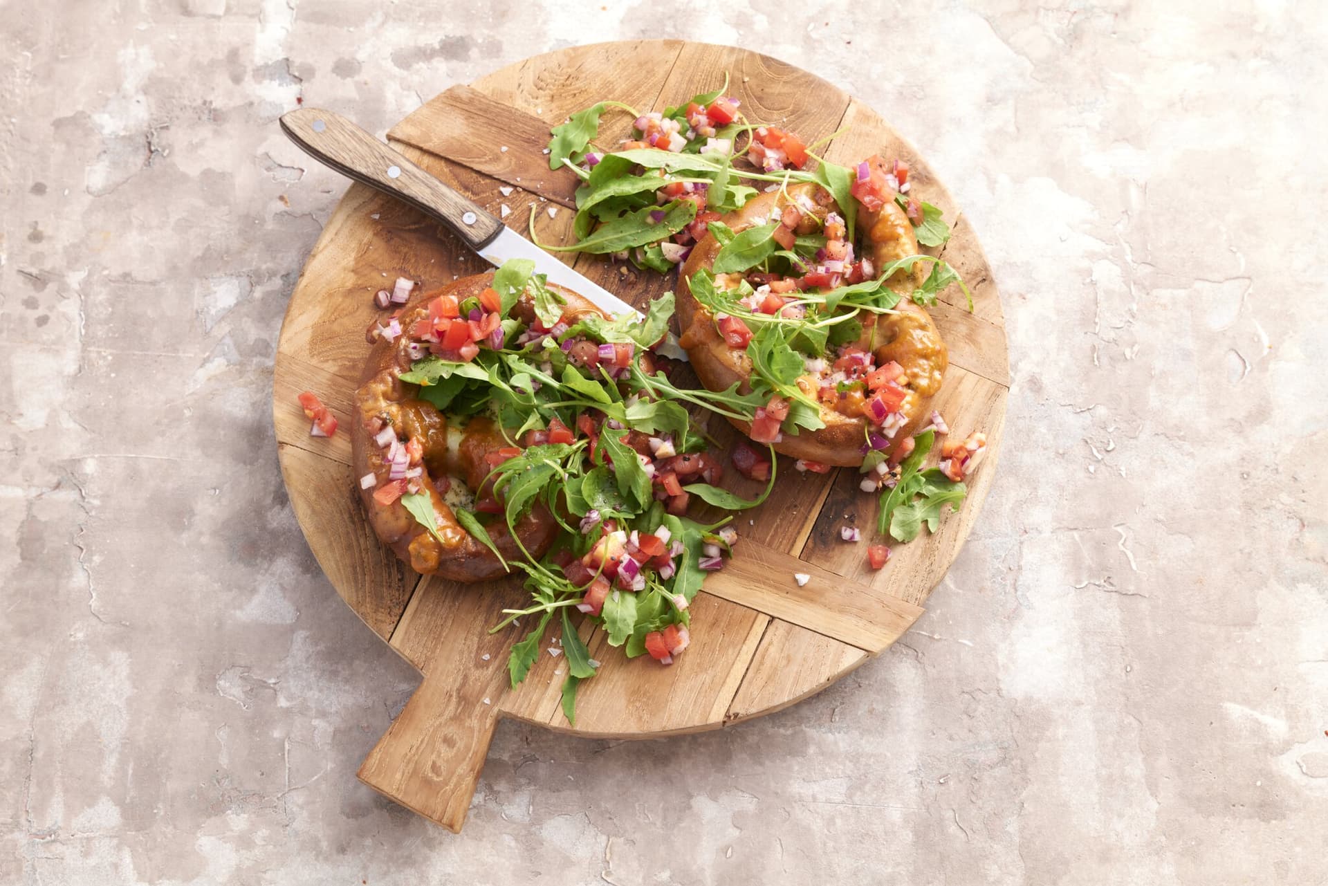 Bruschetta-Brezeln