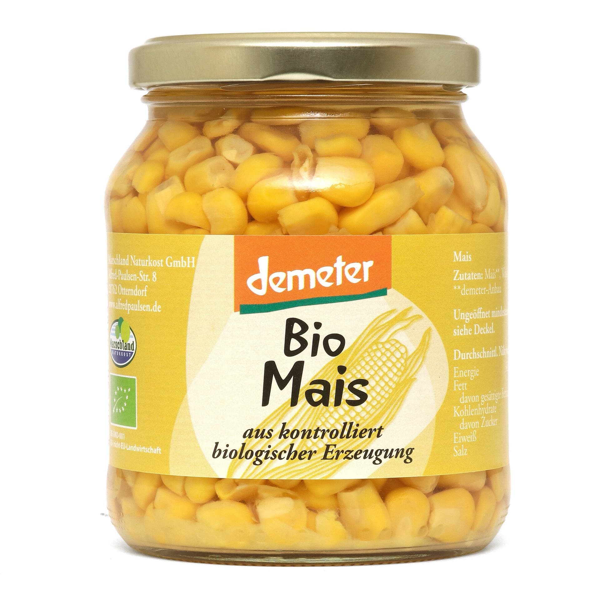 Marschland Naturkost Mais demeter