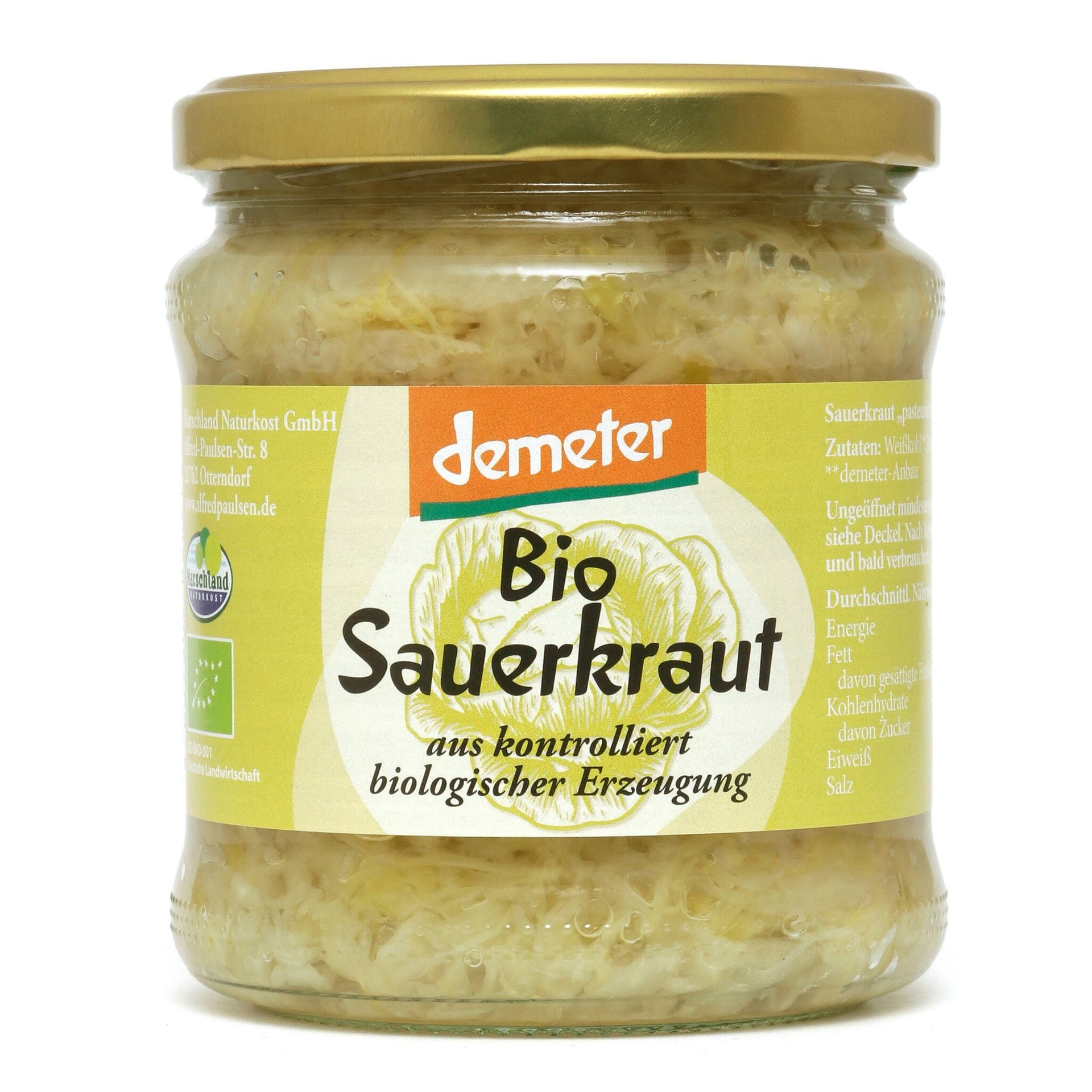 Marschland Naturkost Sauerkraut demeter