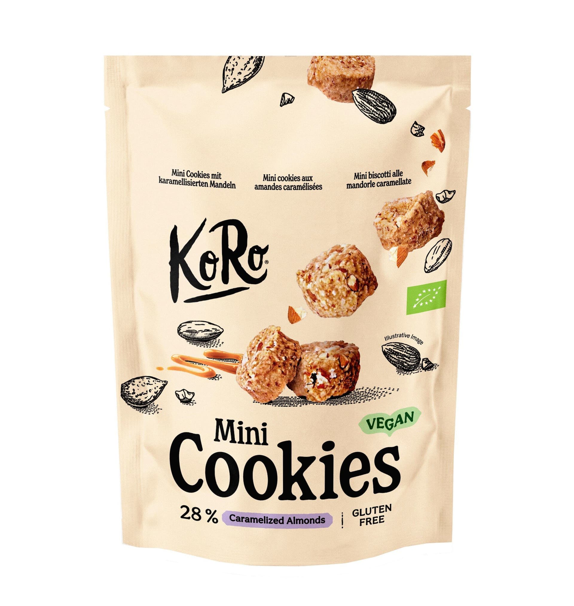 Koro Mini Cookies Caramelized Almond