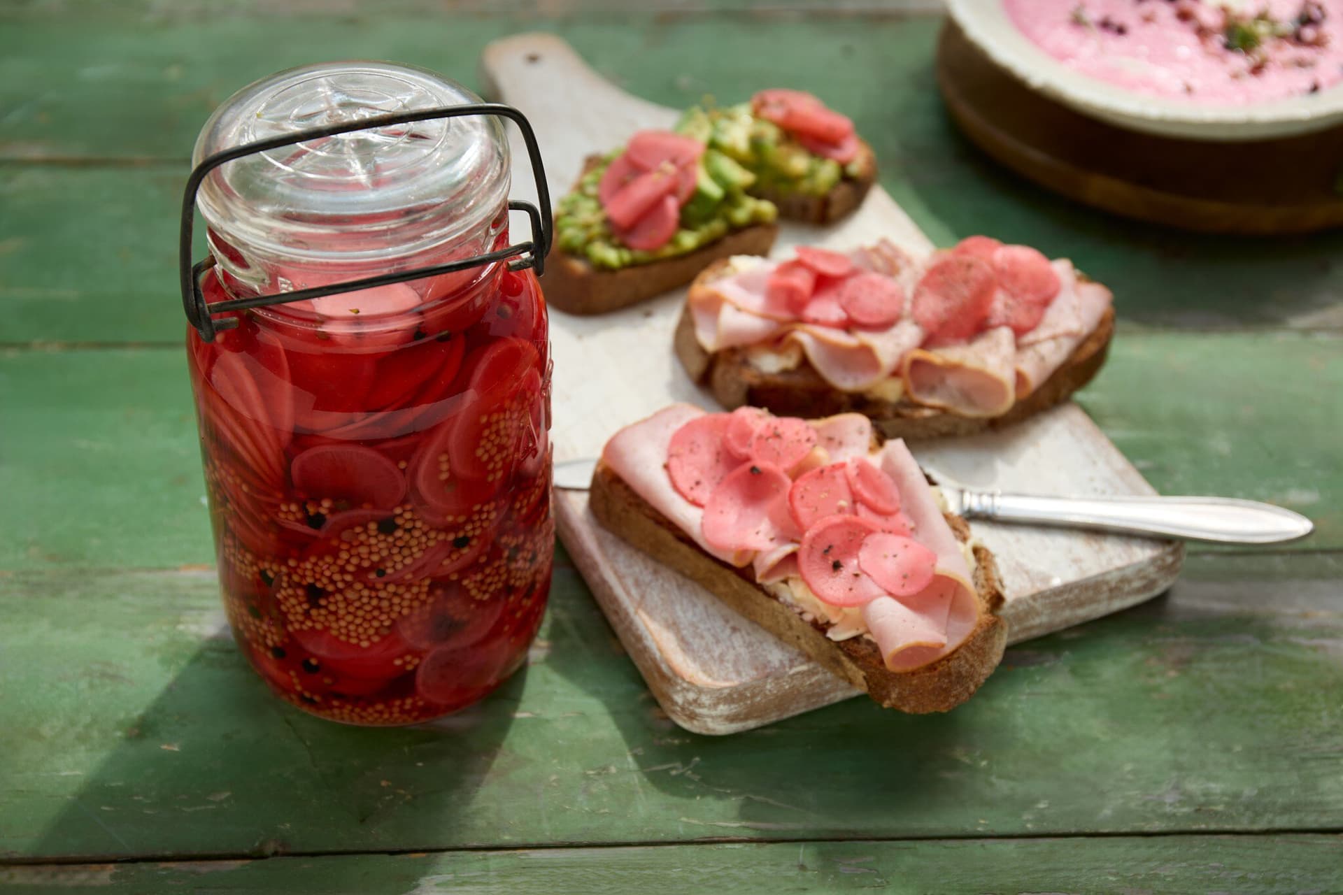 Pink Pickles - Süßsauer eingelegte Radieschen