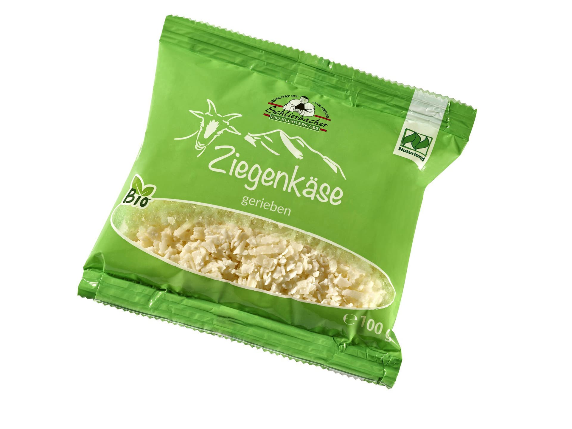 Schlierbacher Ziegenkäse gerieben
