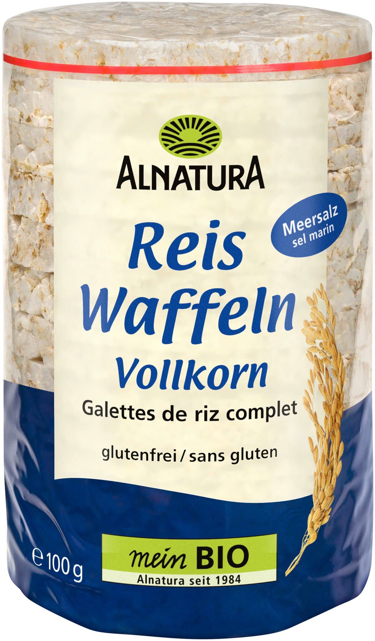 Alnatura Reiswaffeln Vollkorn mit Meersalz