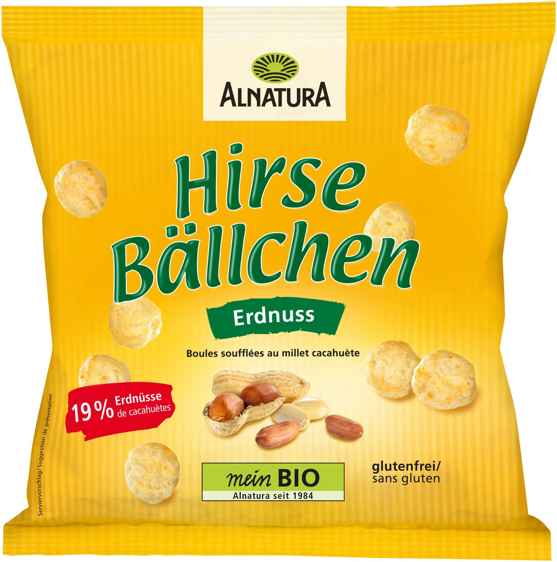 Alnatura Hirsebällchen Erdnuss