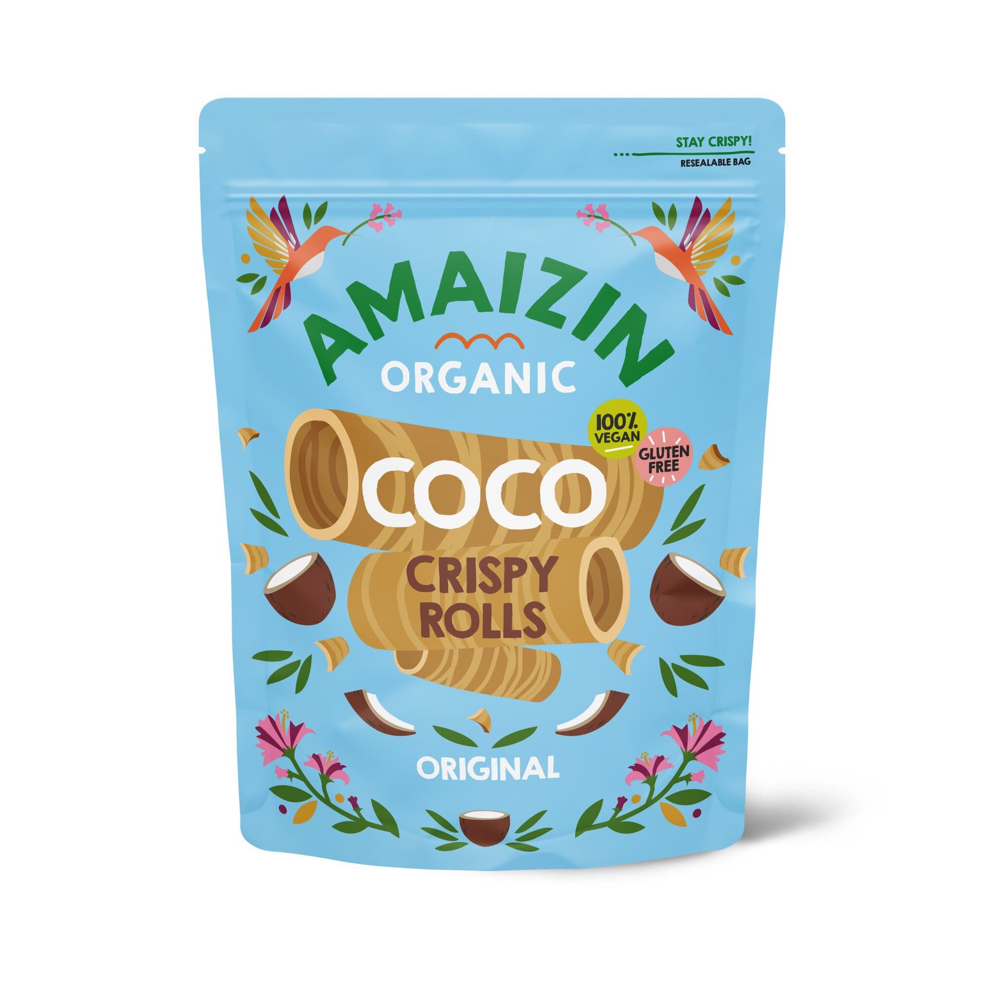 Amaizin Coco Crispy Rolls Original